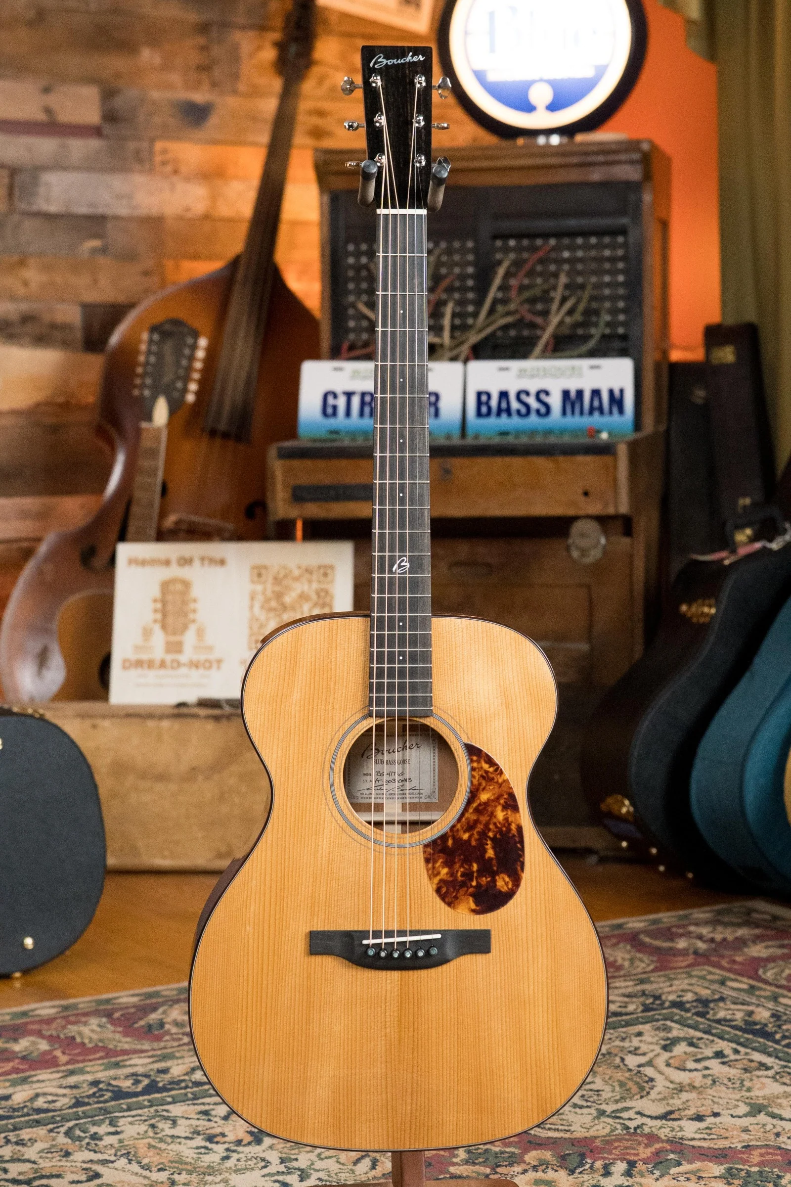 Boucher BG-41T-G Bluegrass Goose Series *ALL* Torrefied Adirondack/Mahogany OM Gold Pack Acoustic Guitar #1003 - Image 5