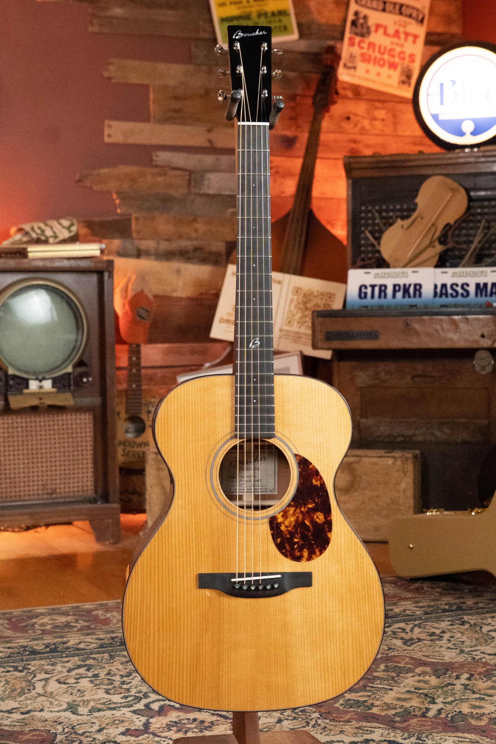 Boucher BG-41T-G Bluegrass Goose Series *ALL* Torrefied Adirondack/Mahogany OM Gold Pack Acoustic Guitar #1013 - Image 6