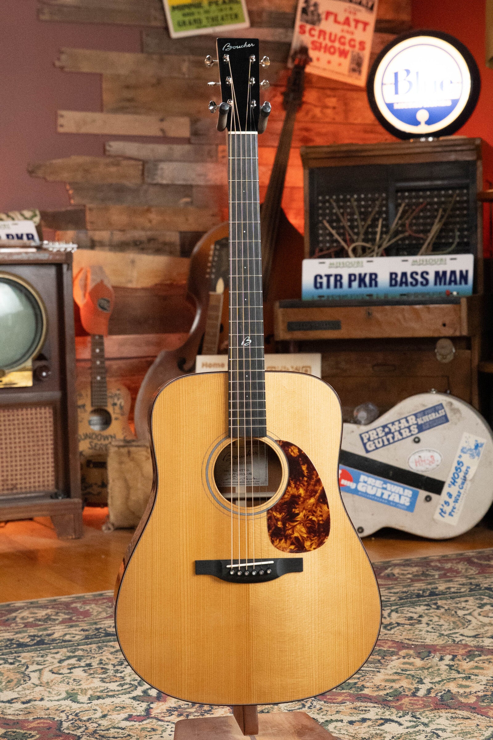 Boucher BG-42T-G Bluegrass Goose Series *ALL* Torrefied Master Grade Adirondack/Mahogany Dreadnought Gold Pack Acoustic Guitar #1023 - Image 5