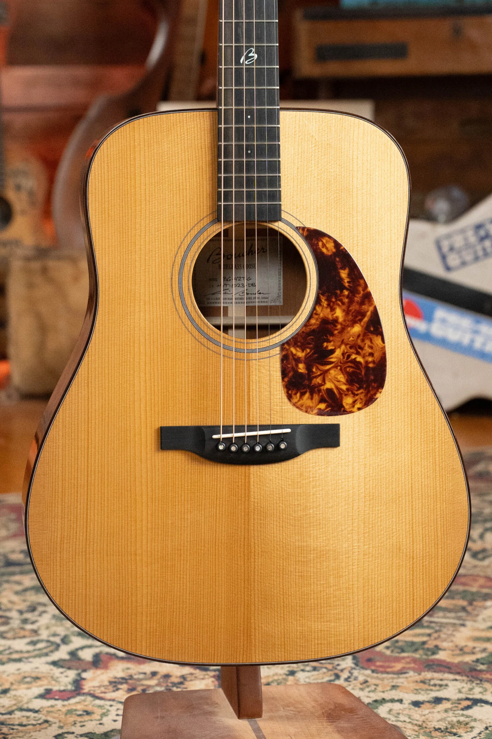 Boucher BG-42T-G Bluegrass Goose Series *ALL* Torrefied Master Grade Adirondack/Mahogany Dreadnought Gold Pack Acoustic Guitar #1023 - Image 6