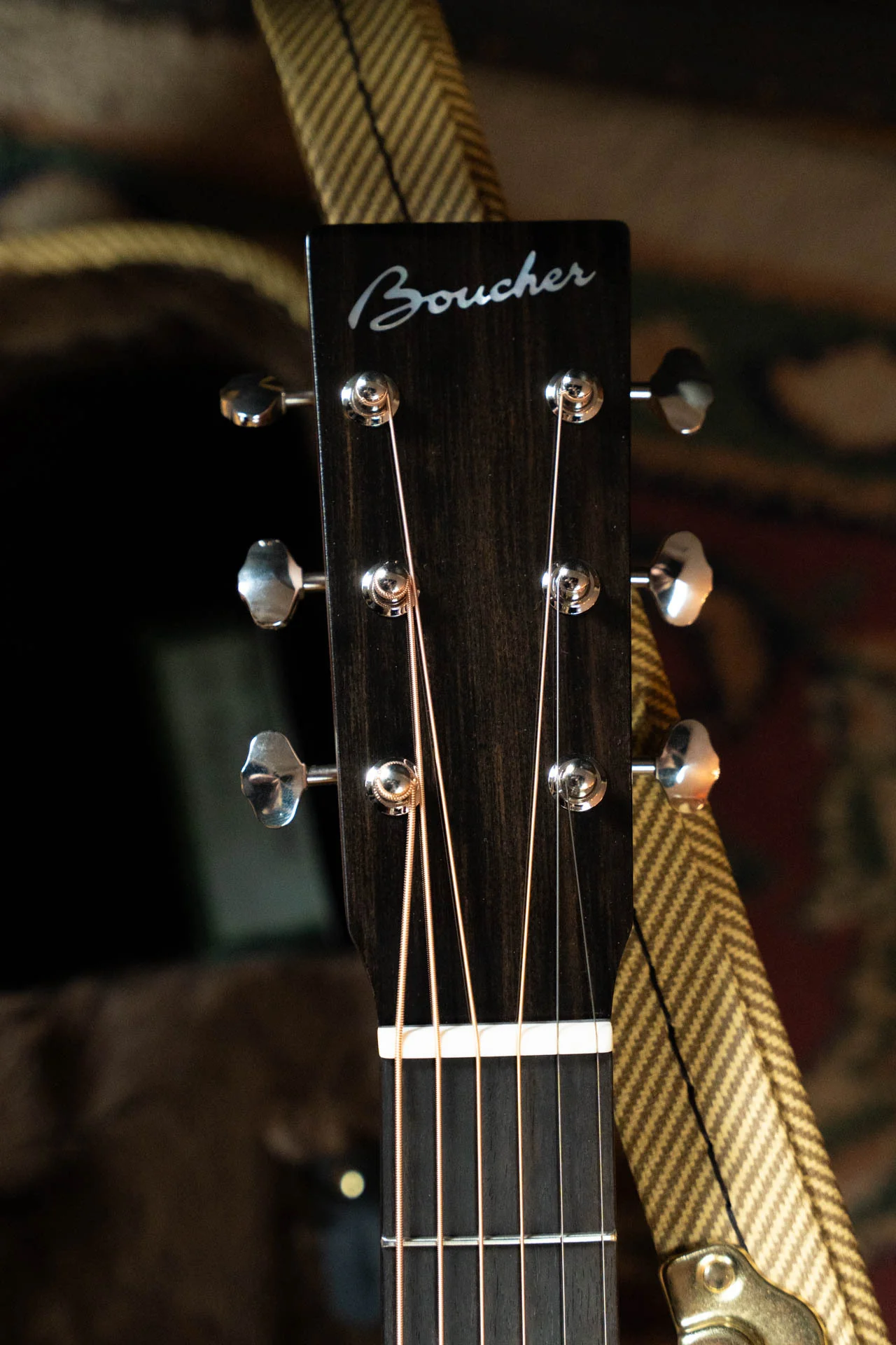 Boucher BG-42T-G Bluegrass Goose Series *ALL* Torrefied Master Grade Adirondack/Mahogany Dreadnought Gold Pack Acoustic Guitar#1035 - Image 4