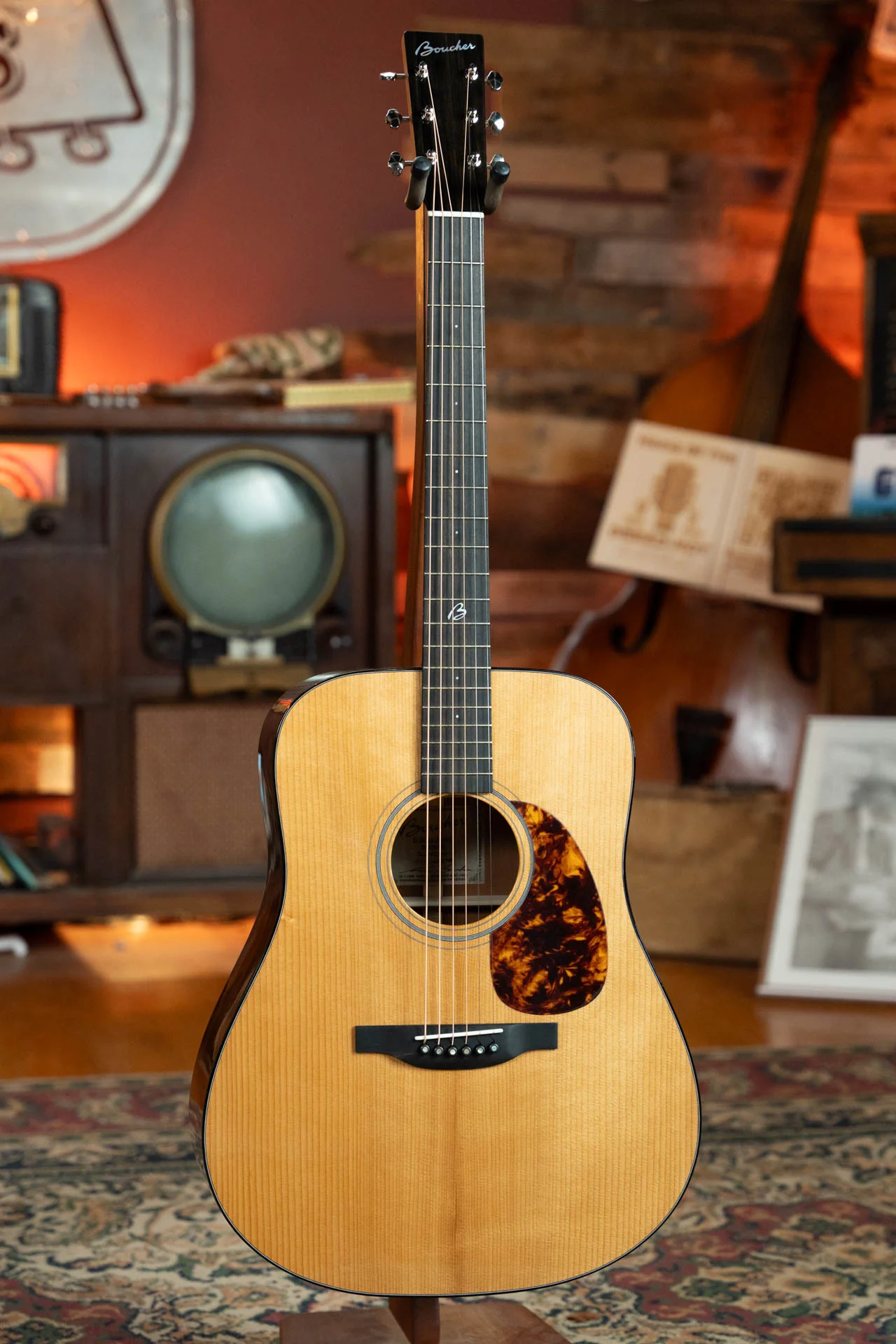 Boucher BG-42T-G Bluegrass Goose Series *ALL* Torrefied Master Grade Adirondack/Mahogany Dreadnought Gold Pack Acoustic Guitar#1035 - Image 6