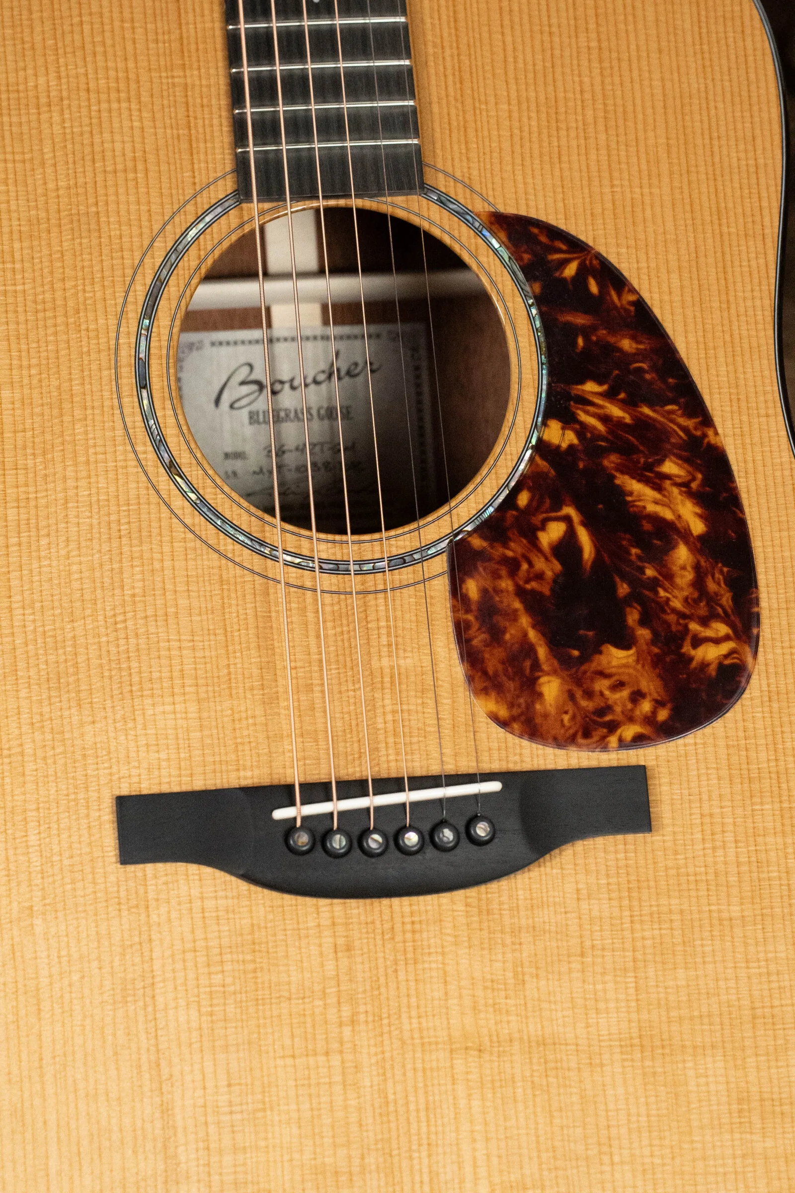 Boucher BG-42T-GM Bluegrass Goose Series *ALL* Torrefied Master Grade Adirondack/Mahogany Dreadnought Gold Master Pack Acoustic Guitar #1038 - Image 3