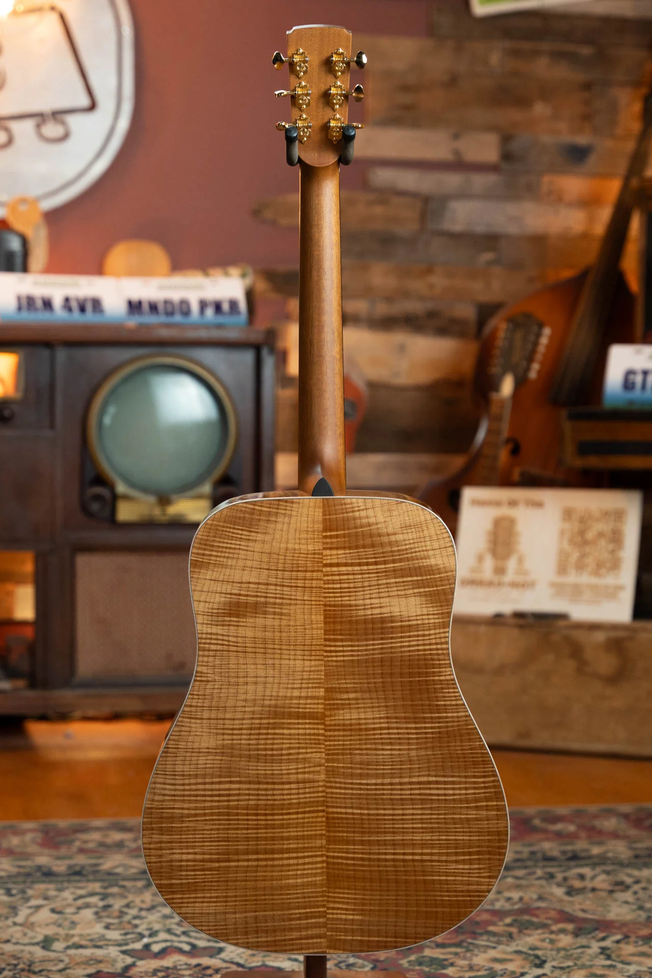 Boucher GR-SG-162T Grande Reserve Torrefied Red Spruce/Flamed Maple Dreadnought Acoustic Guitar #1037 - Image 11