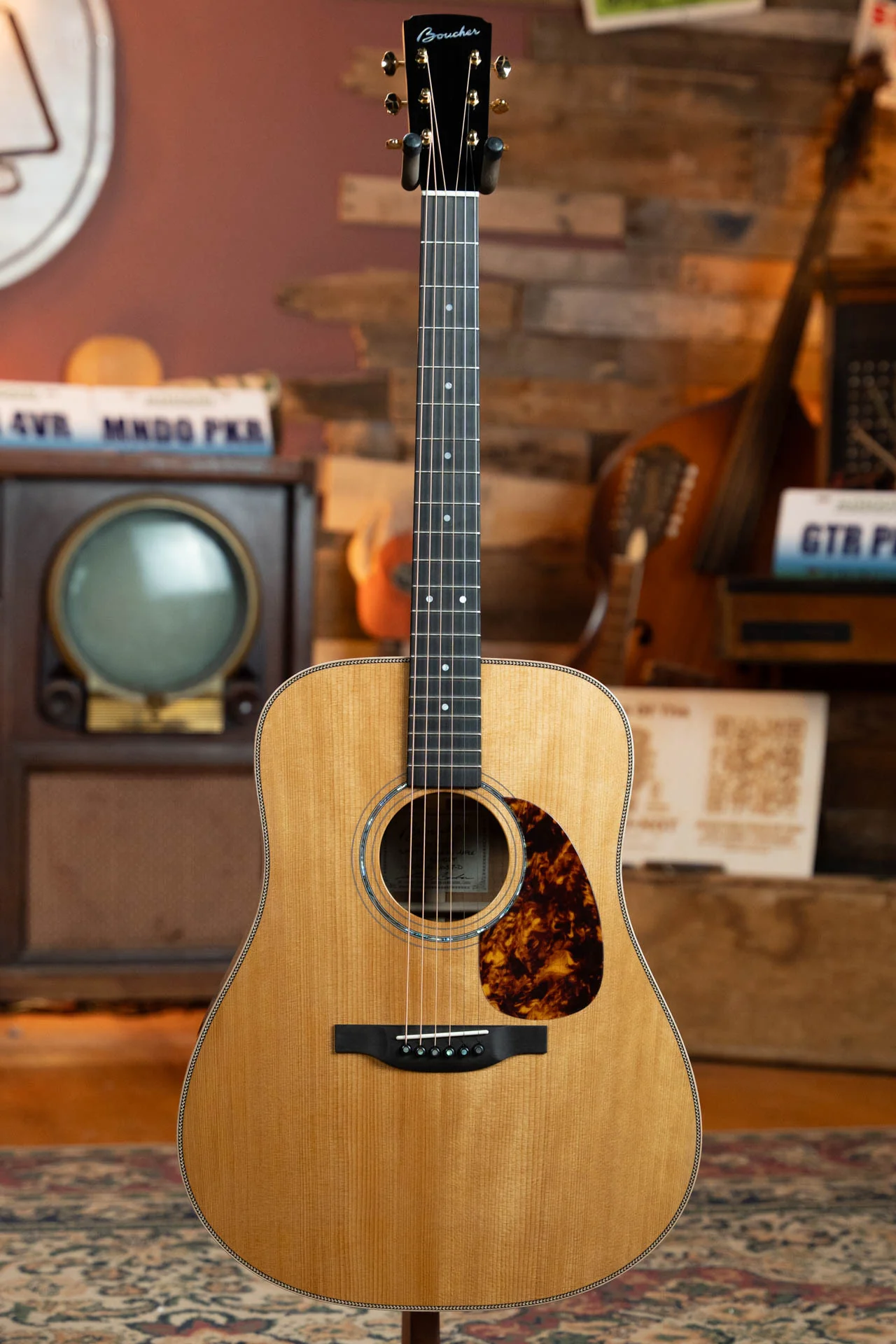 Boucher GR-SG-162T Grande Reserve Torrefied Red Spruce/Flamed Maple Dreadnought Acoustic Guitar #1037 - Image 6