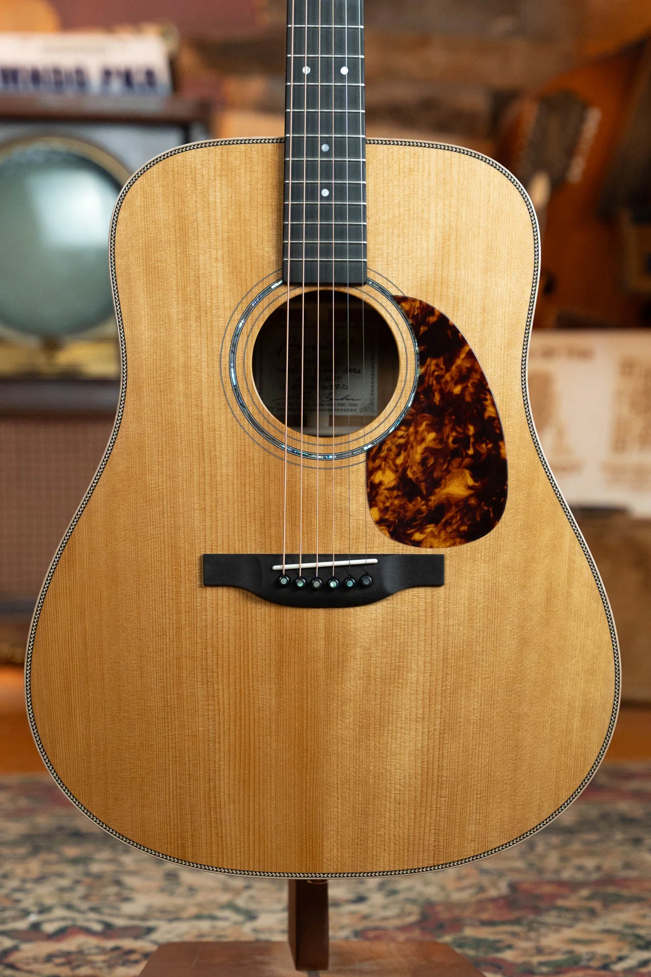 Boucher GR-SG-162T Grande Reserve Torrefied Red Spruce/Flamed Maple Dreadnought Acoustic Guitar #1037 - Image 7