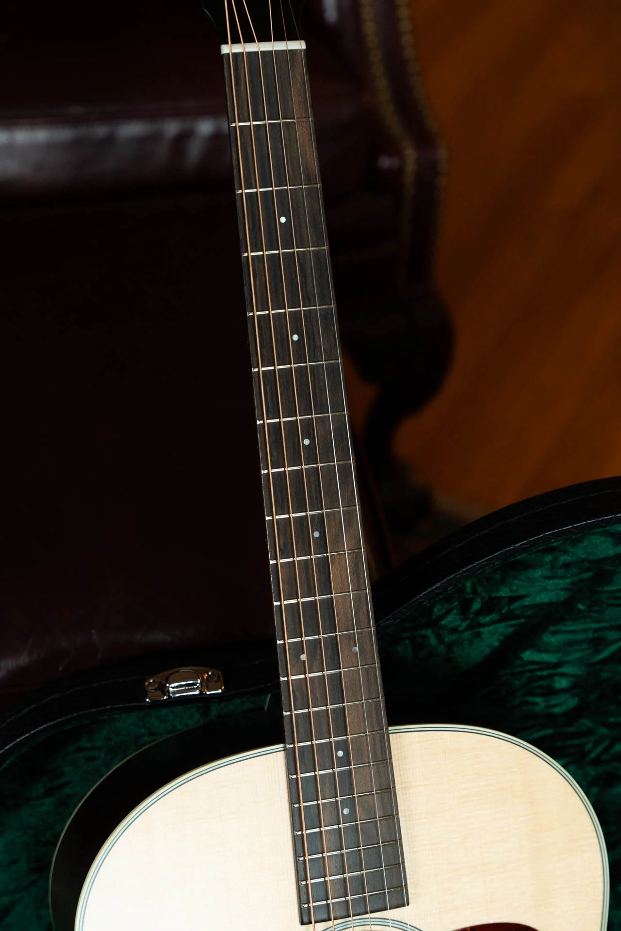 Bourgeois Professional Series Slope D Satin The Natural Sitka/Mahogany Slope Shoulder Dreadnought Acoustic Guitar #1174 - Image 3