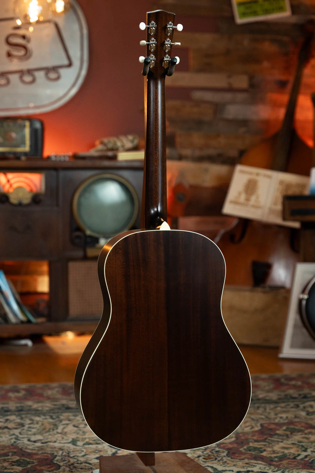 Bourgeois Professional Series Slope D Satin The Natural Sitka/Mahogany Slope Shoulder Dreadnought Acoustic Guitar #1174 - Image 7