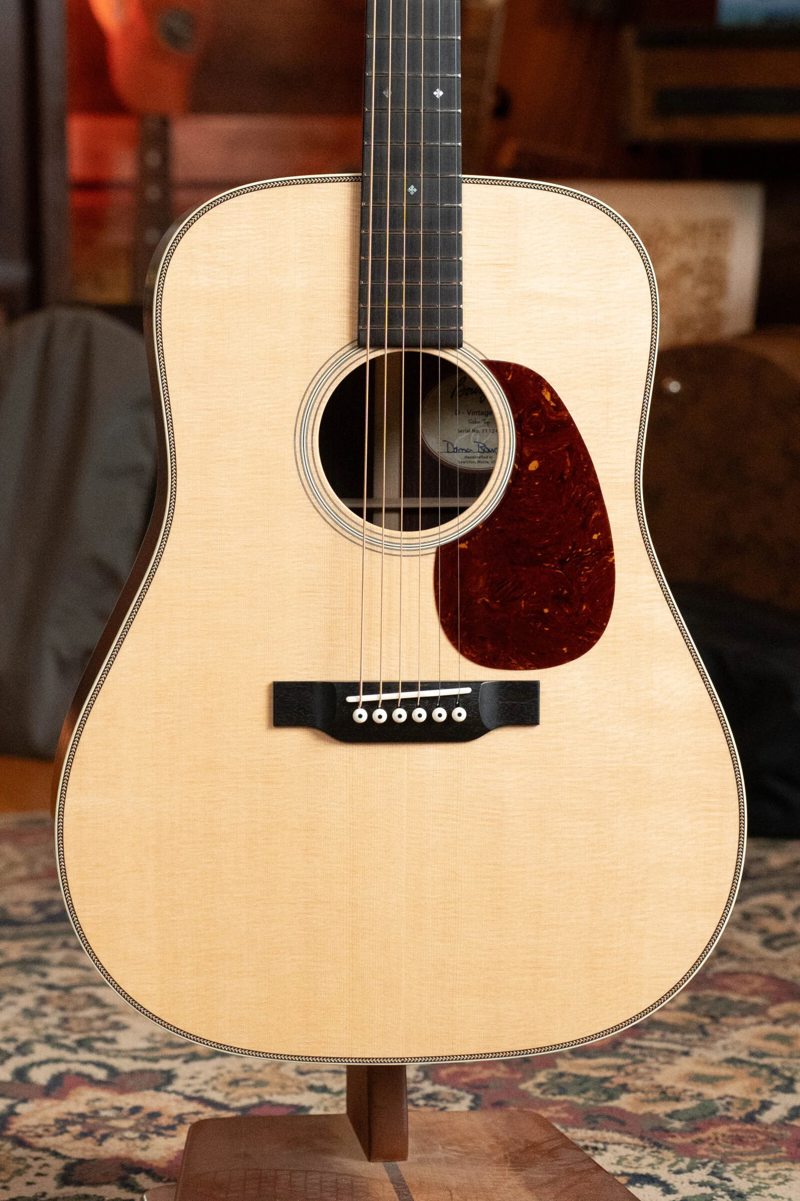 Bourgeois Professional Series Sitka/Rosewood Vintage Satin Dreadnought Acoustic Guitar #1124 - Image 7