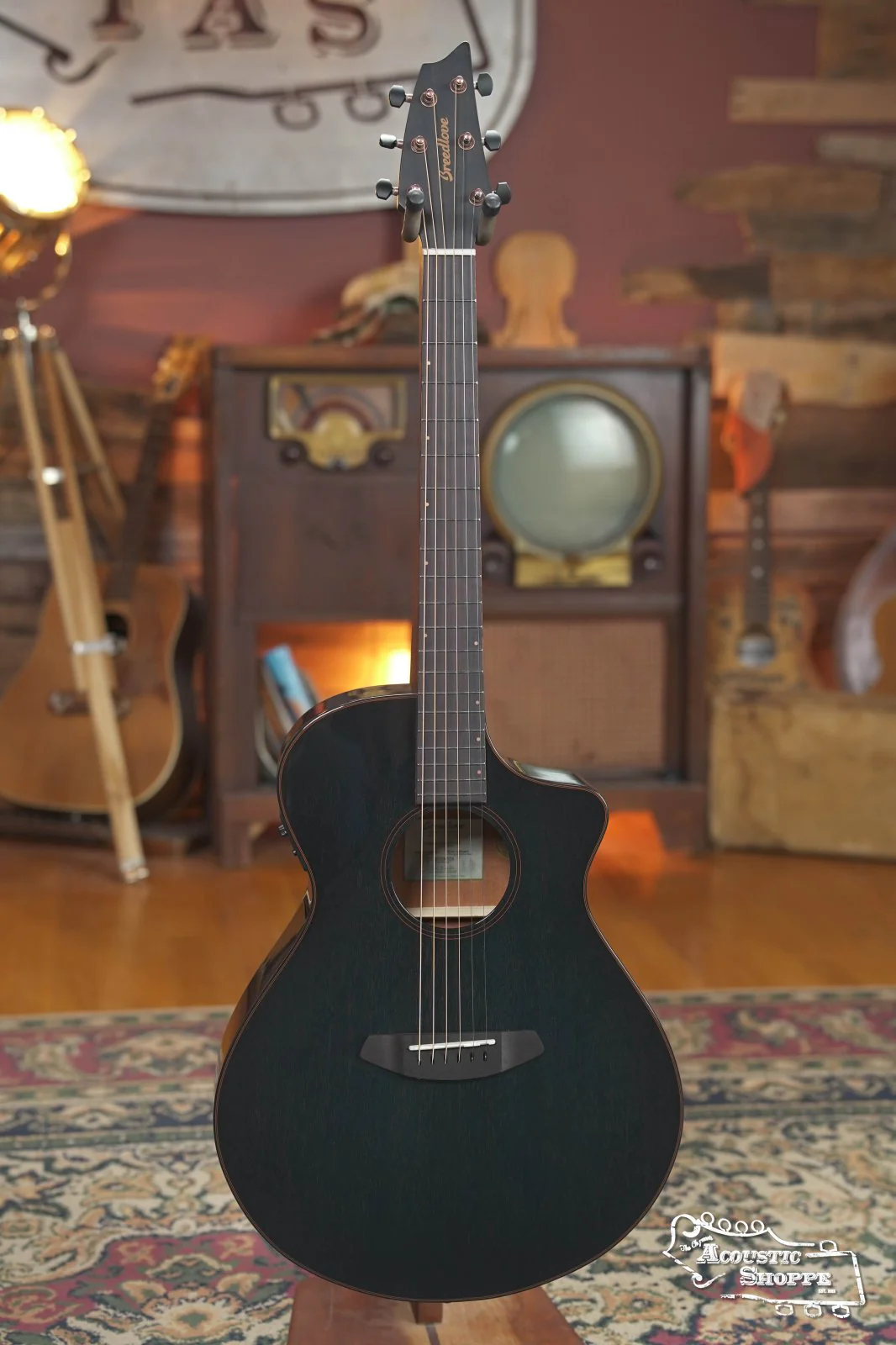 Breedlove Rainforest S Concert Papillon All Mahogany Cutaway Acoustic Guitar w/Fishman Pickup #6534 - Image 5