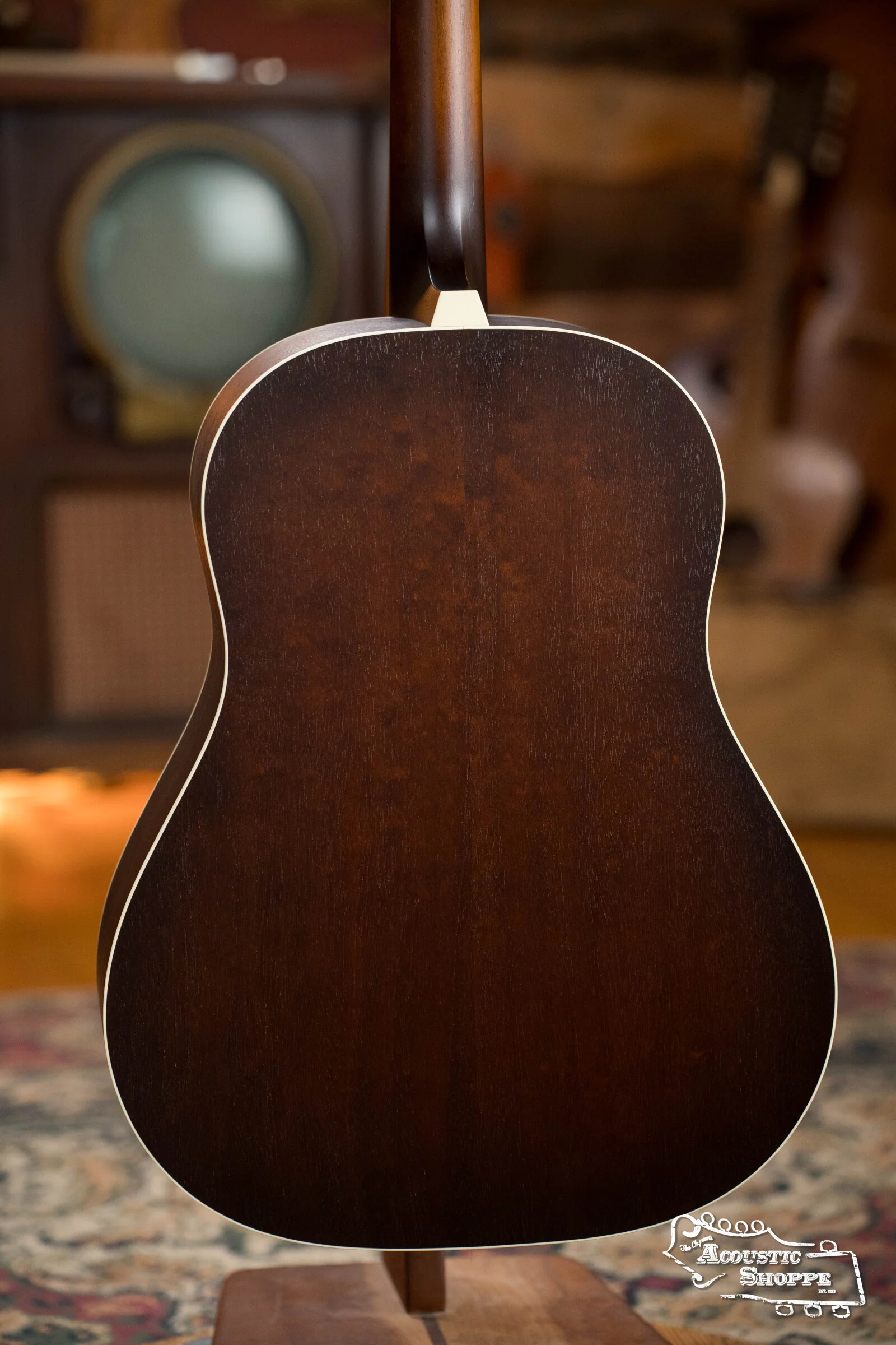 IRIS DF *Custom* Guild Sitka/Old Mahogany Burst Slope Shoulder Dreadnought Guitar #1044 - Image 10