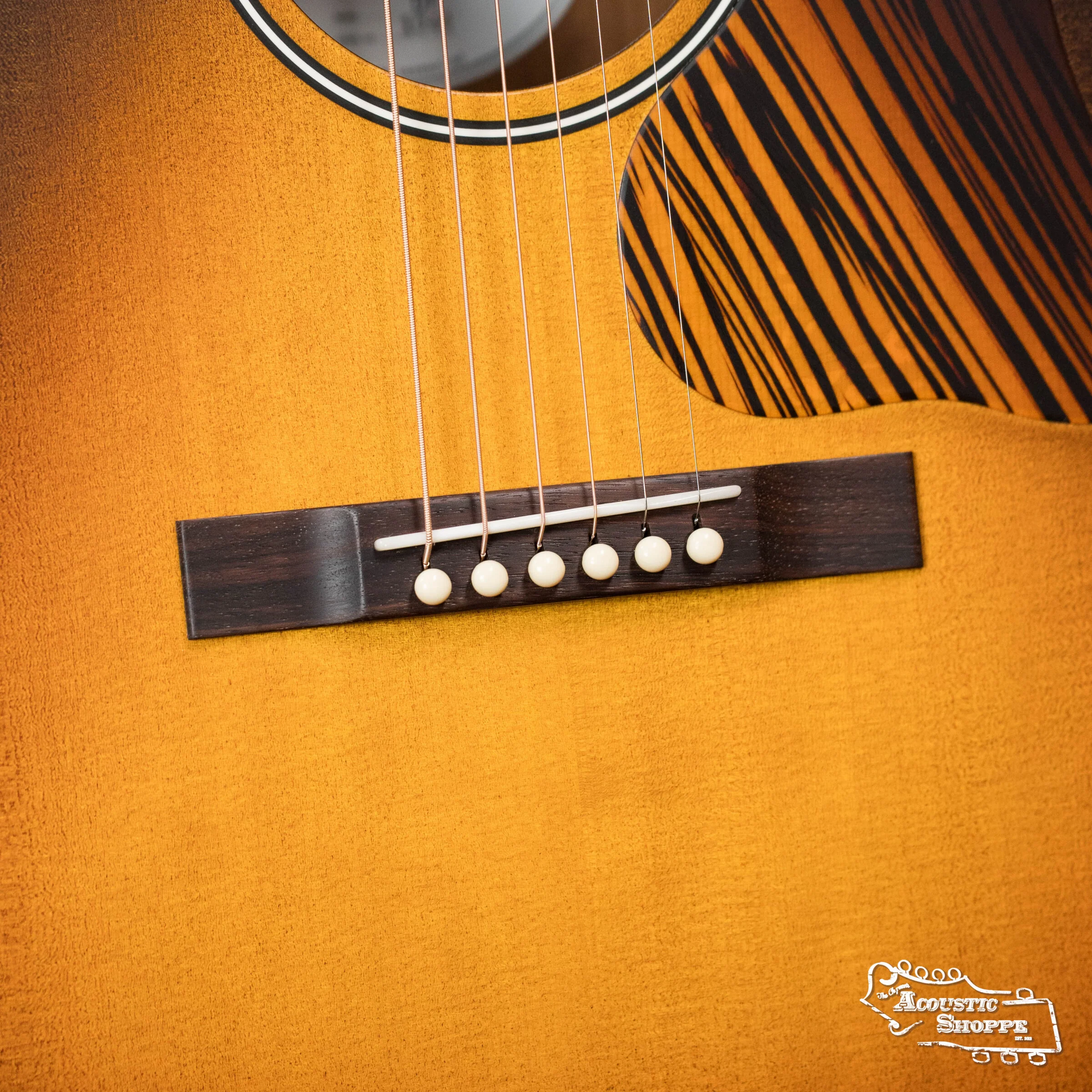 IRIS DF *Custom* Guild Sitka/Old Mahogany Burst Slope Shoulder Dreadnought Guitar #1044 - Image 40