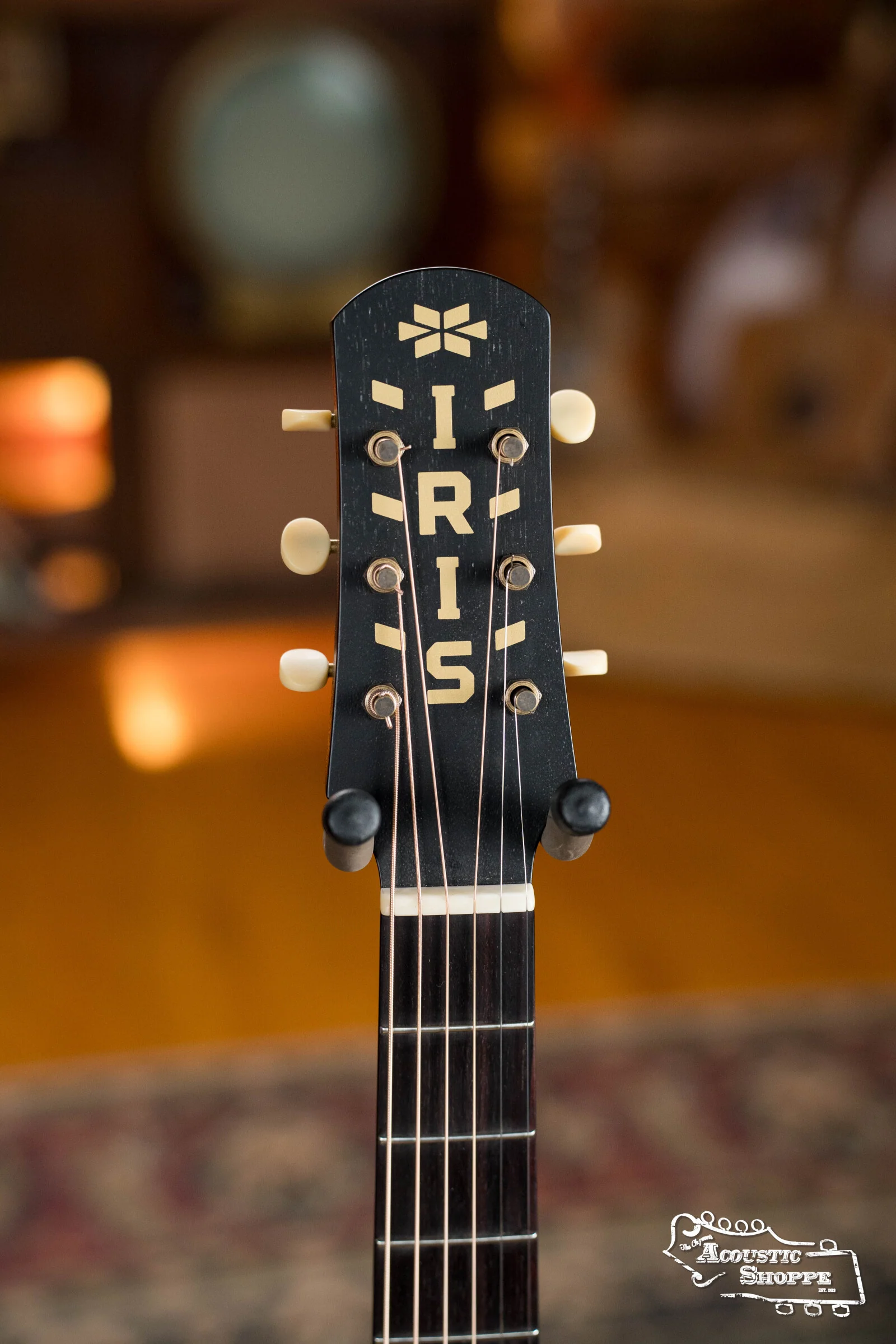IRIS DF *Custom* Guild Sitka/Old Mahogany Burst Slope Shoulder Dreadnought Guitar #1044 - Image 8