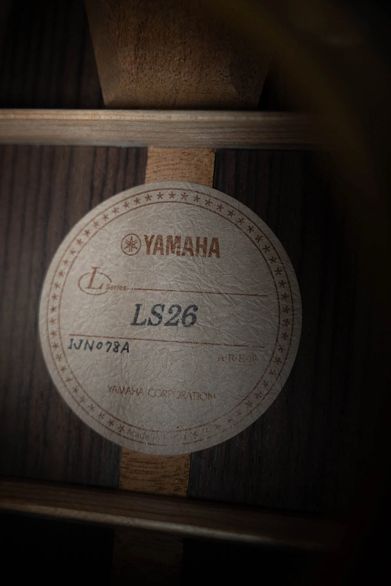 *Dread-Not Certified Used* Yamaha LS26R Engelmann Spruce/Rosewood Concert Body Acoustic Guitar #078A - Image 10