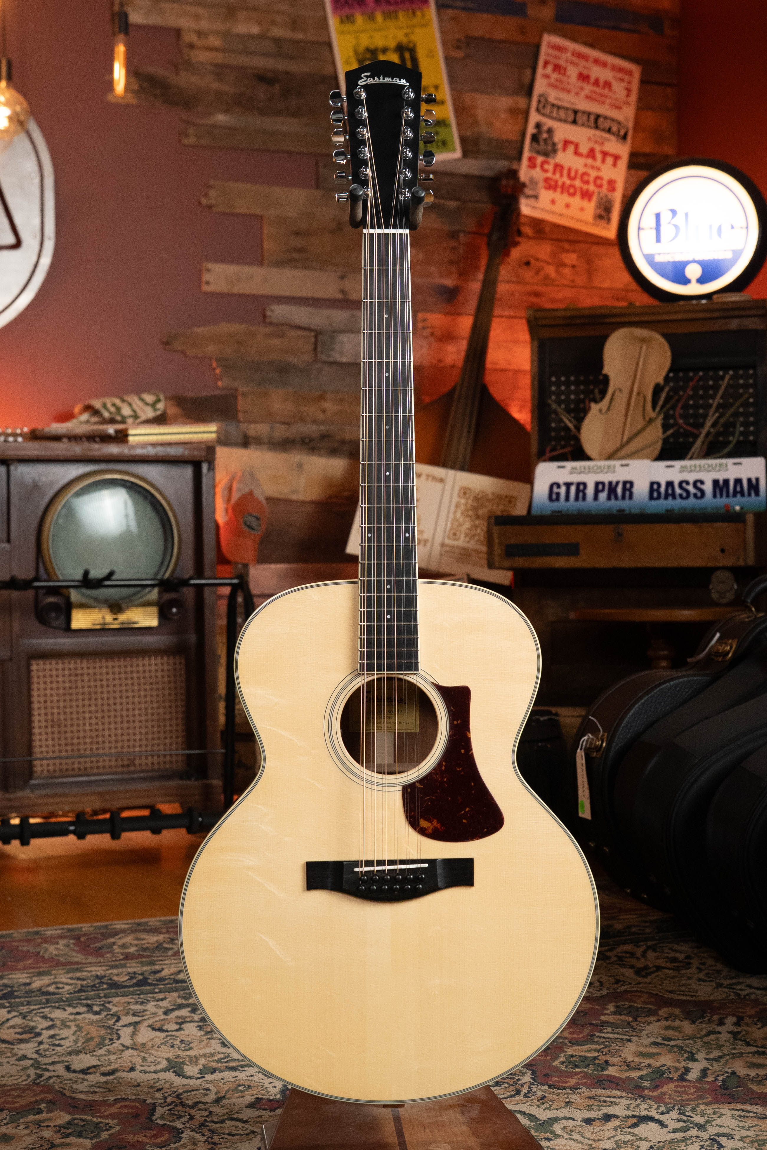 Eastman AC330E-12 Sitka/Mahogany Jumbo 12-String Guitar w/LR Baggs Pickup #5666 - Image 6