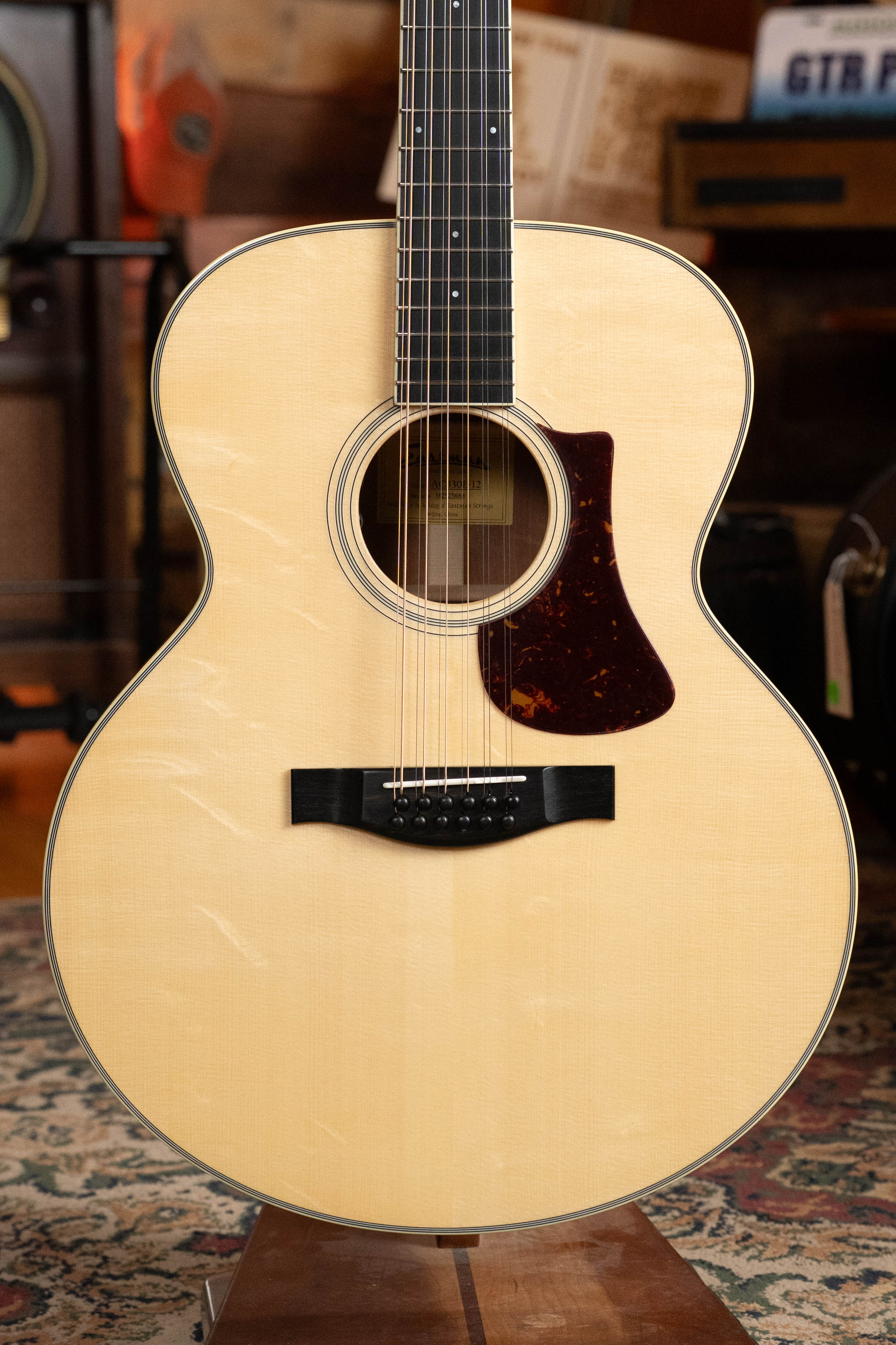 Eastman AC330E-12 Sitka/Mahogany Jumbo 12-String Guitar w/LR Baggs Pickup #5666 - Image 7