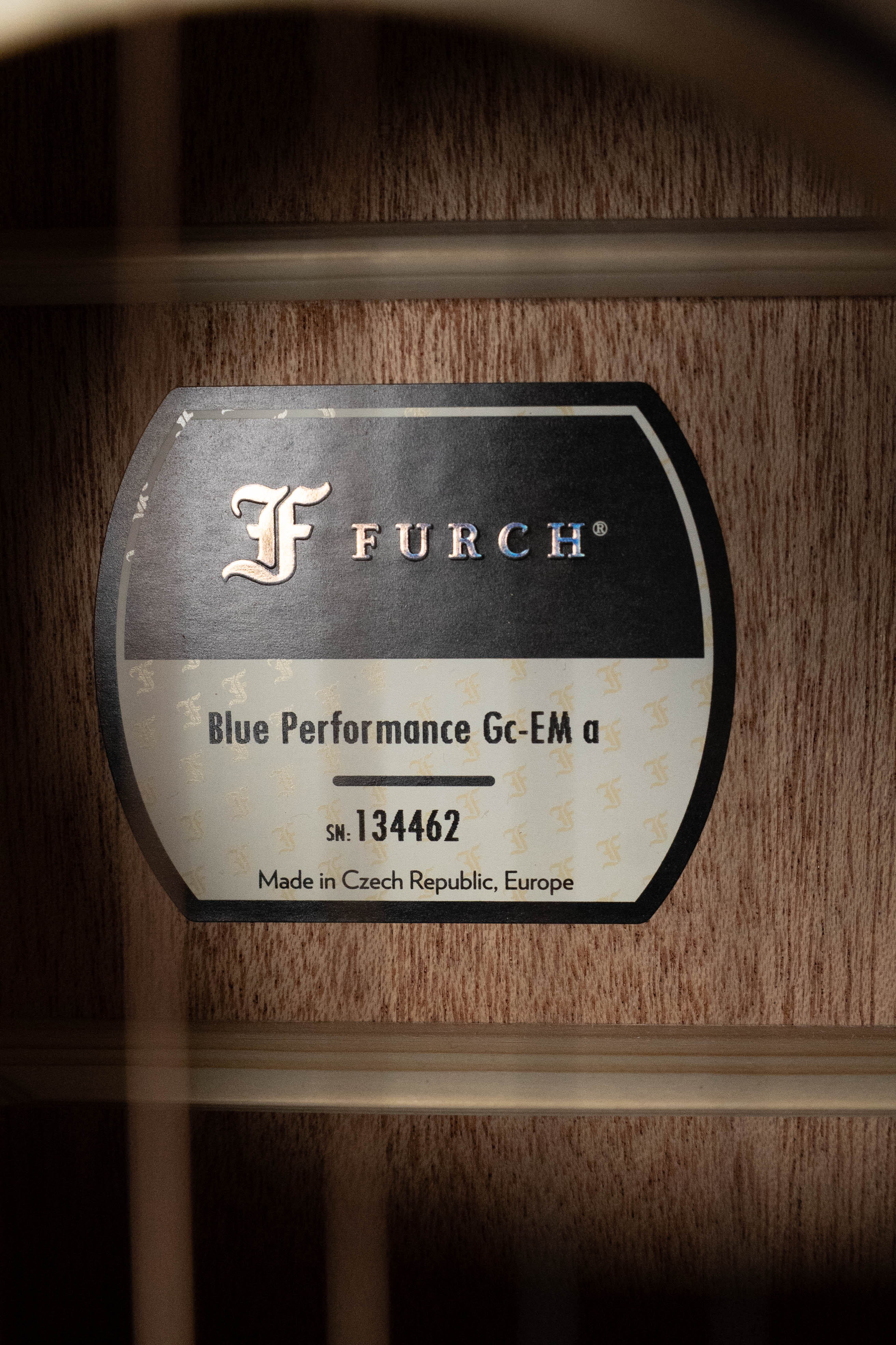 Furch Blue Performance EM a EAS-VTC Spruce/Mahogany Grand Auditorium Cutaway Acoustic Guitar #4462 - Image 4