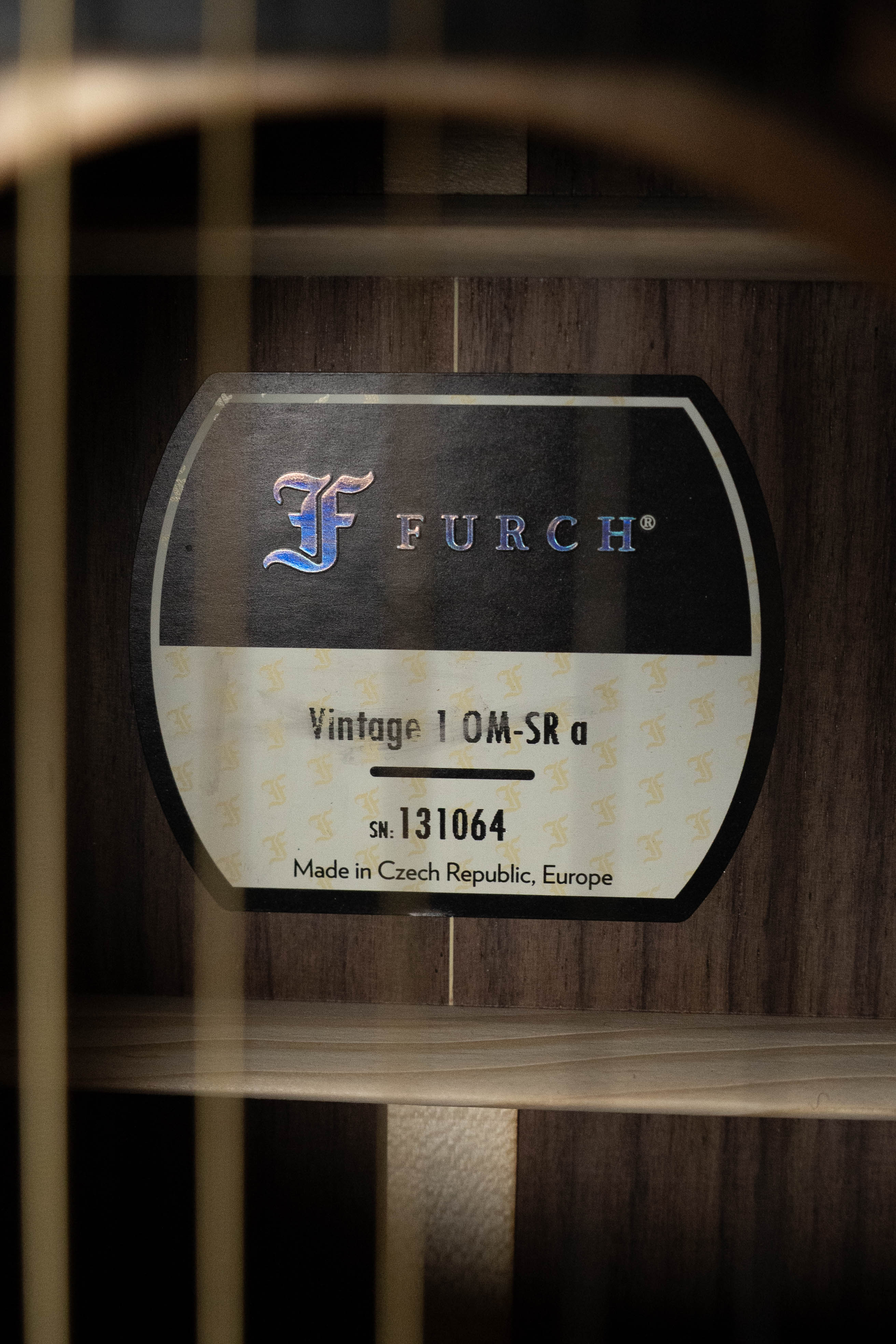 Furch Vintage 1 OM-SR a Spruce/Rosewood Orchestra Model Acoustic Guitar #1064 - Image 4