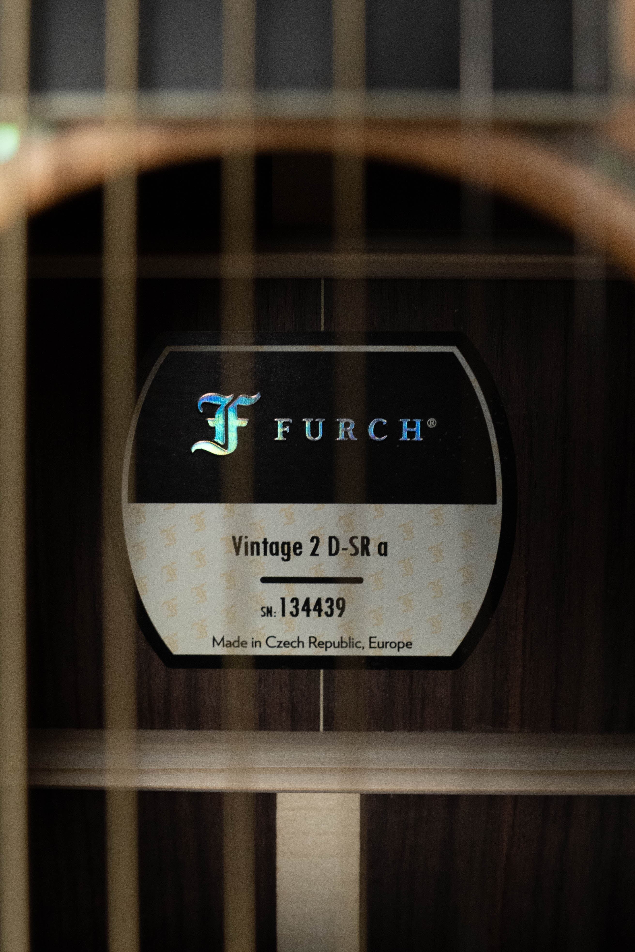 Furch Vintage 2 D-SRa Spruce/Rosewood Dreadnought Acoustic Guitar #4439 - Image 5