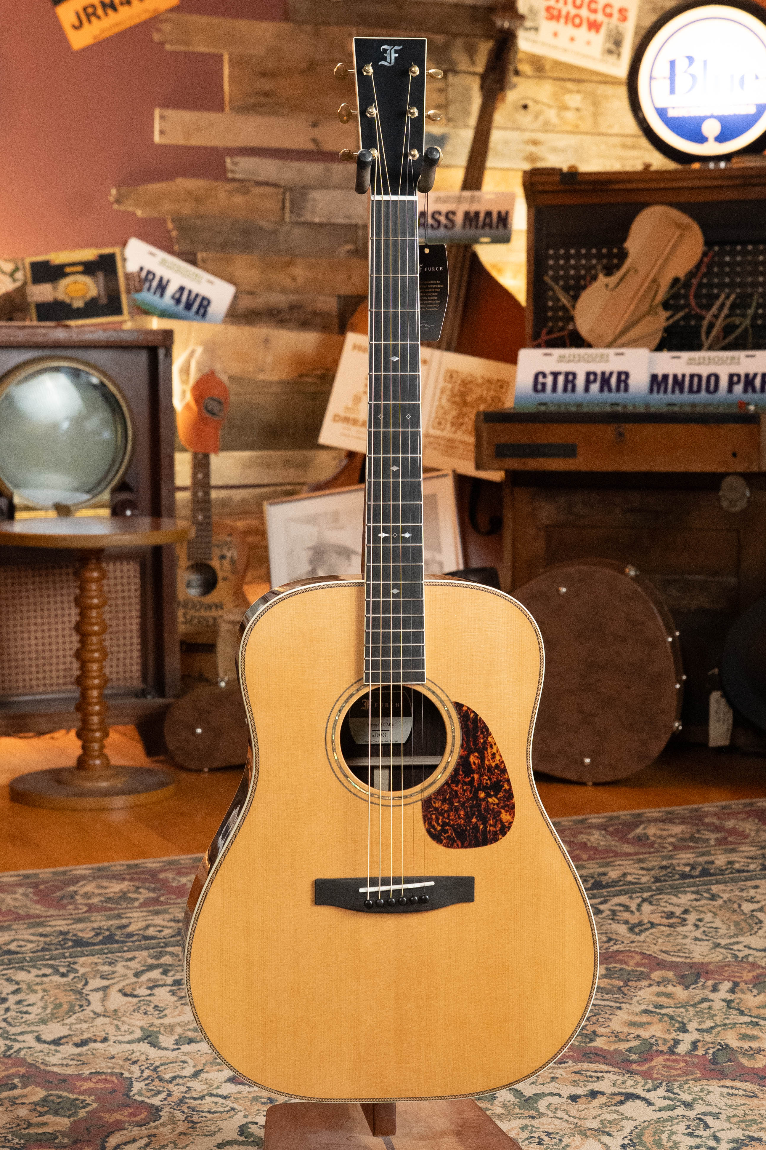 Furch Vintage 2 D-SRa Spruce/Rosewood Dreadnought Acoustic Guitar #4439 - Image 7