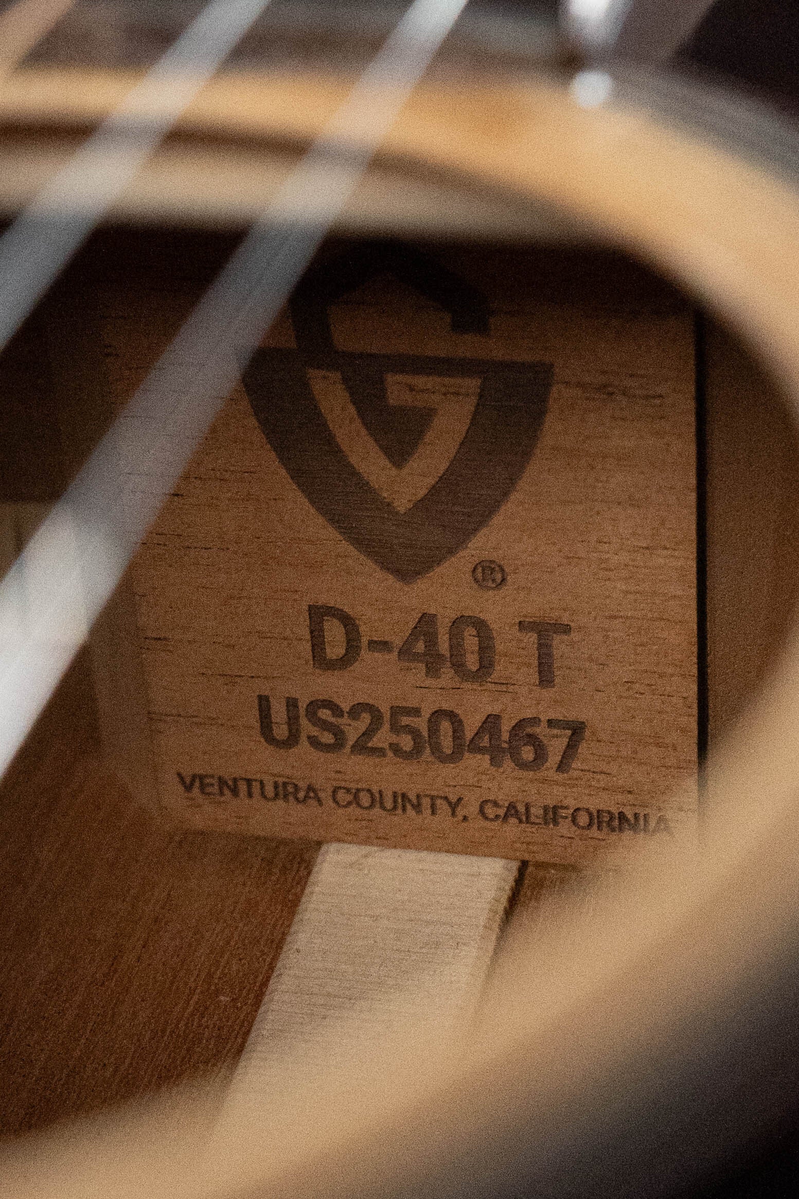 Guild D-40 Traditional Sitka/Mahogany Natural Dreadnought Acoustic Guitar #0467 - Image 5