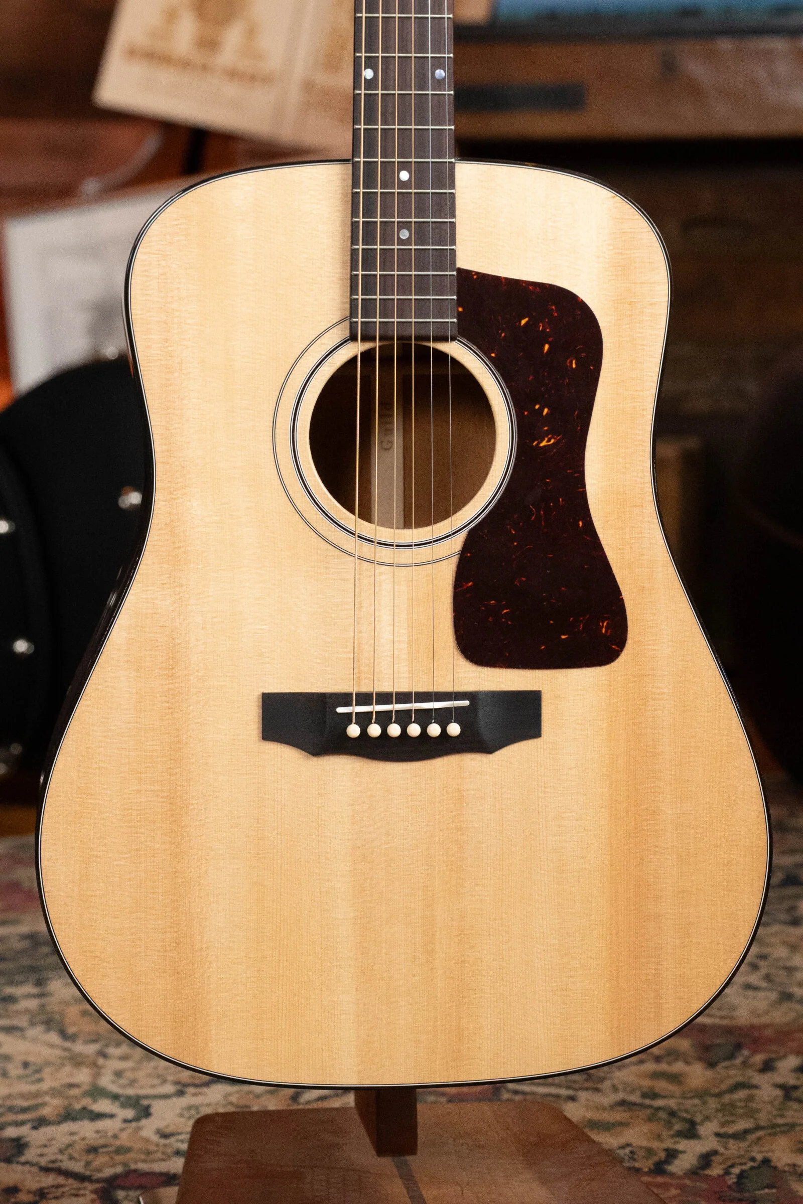 Guild D-40 Traditional Sitka/Mahogany Natural Dreadnought Acoustic Guitar #0467 - Image 8