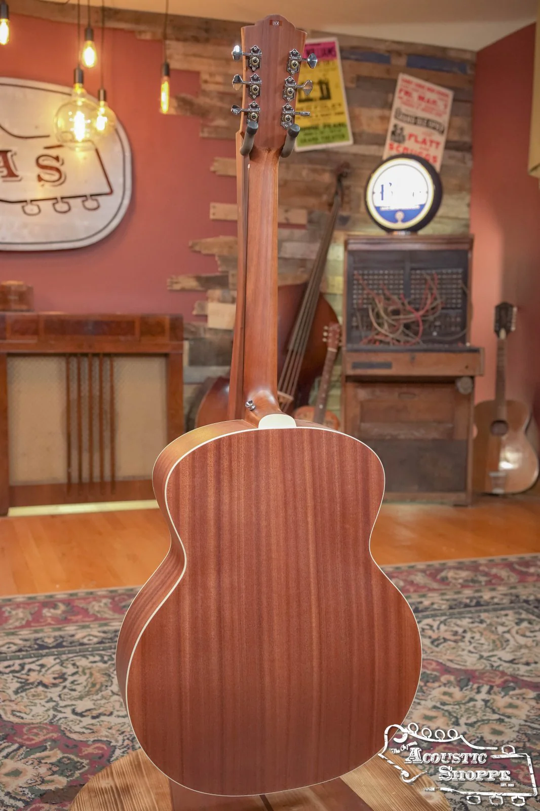 Guild F-240E Sitka/Mahogany Jumbo Natural Top Acoustic Guitar w/ Fishman Pickup #4694 - Image 7