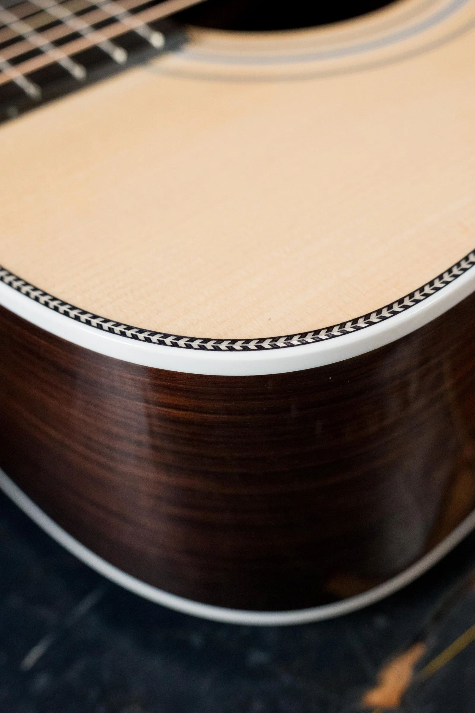 Guild Limited Edition 21 of 25 D-50T Herringbone Spruce/Rosewood Dreadnought Acoustic Guitar #0305 - Image 16