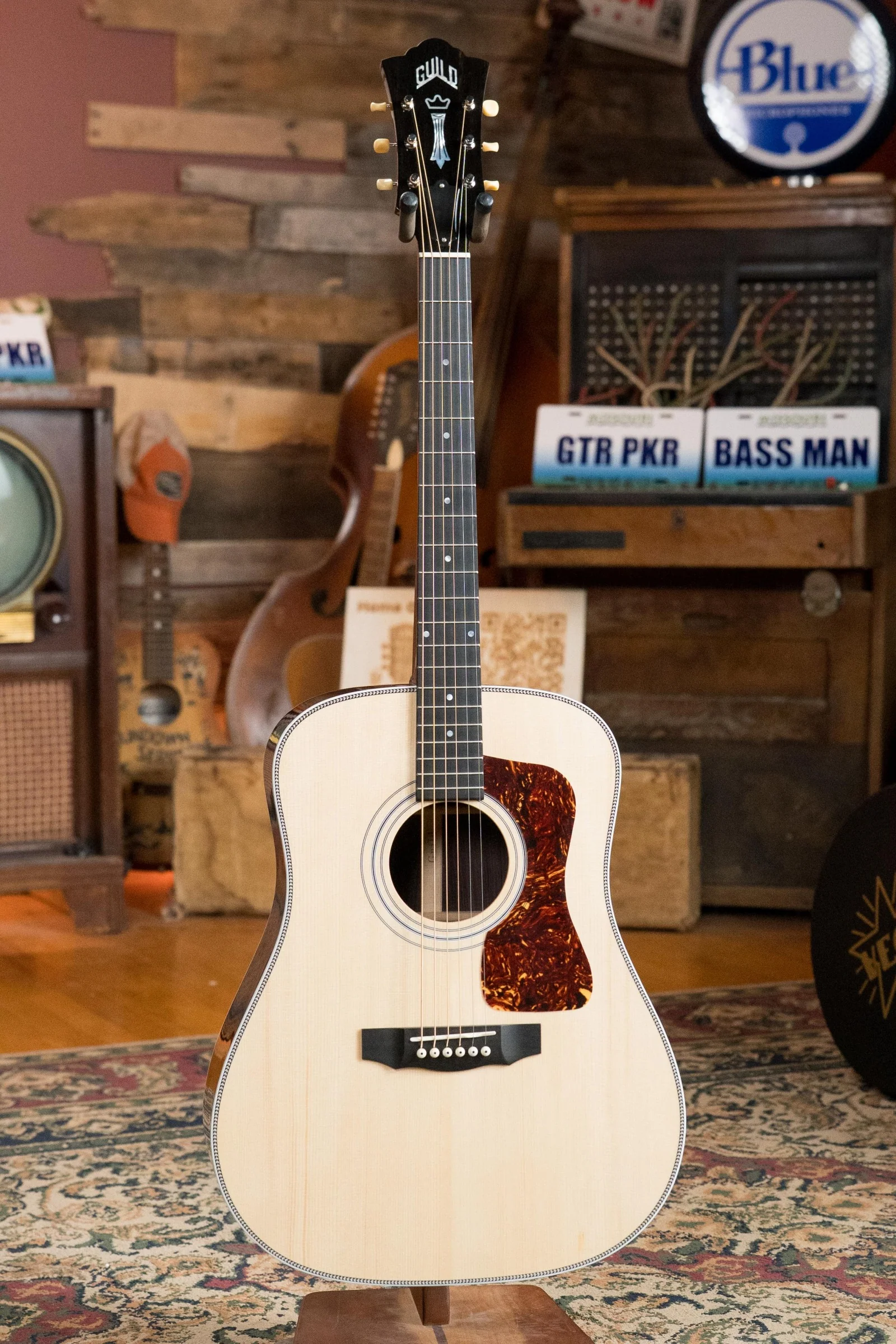 Guild Limited Edition 21 of 25 D-50T Herringbone Spruce/Rosewood Dreadnought Acoustic Guitar #0305 - Image 6