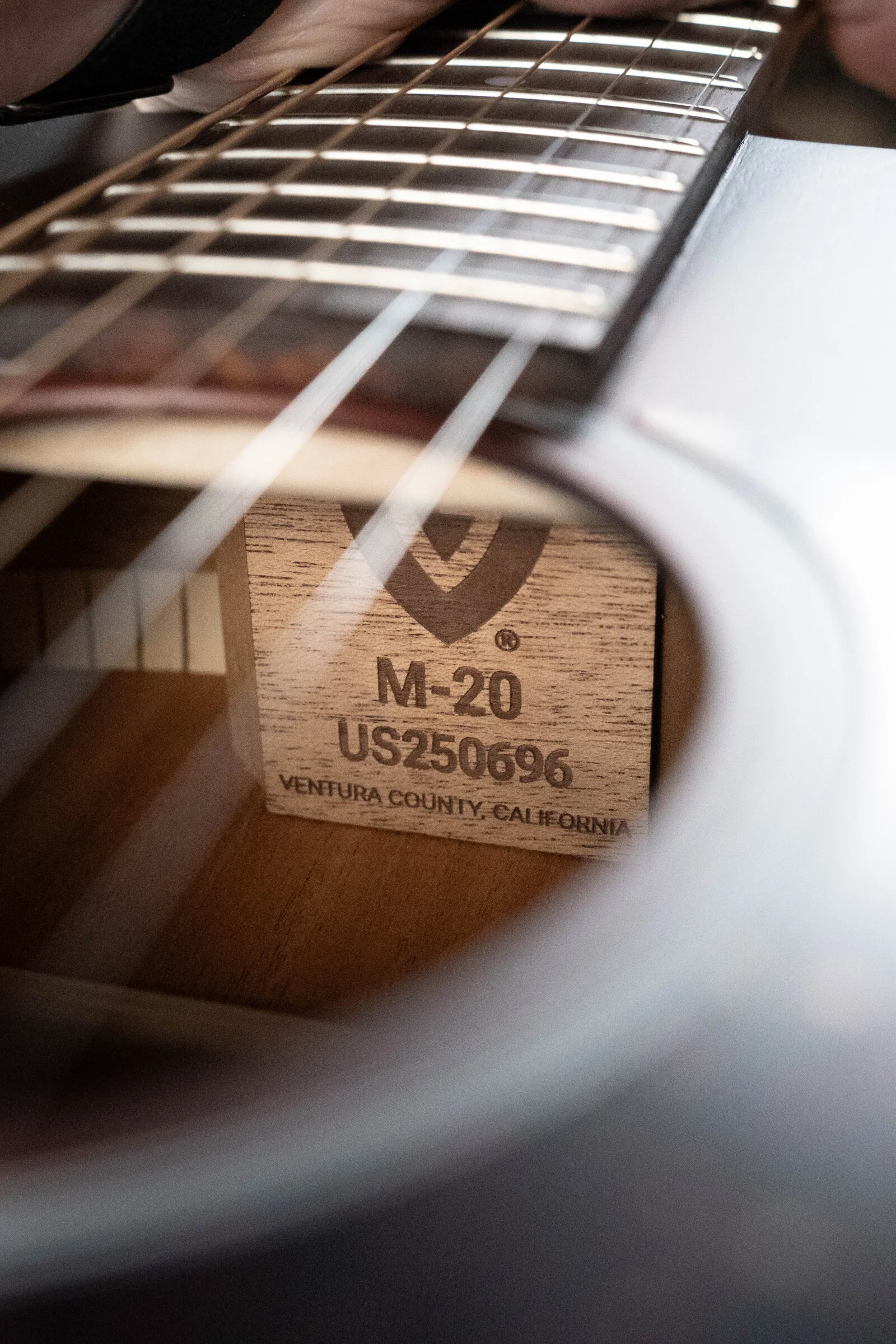 Guild M-20 All Mahogany Vintage Sunburst Concert Acoustic Guitar #0696 - Image 4