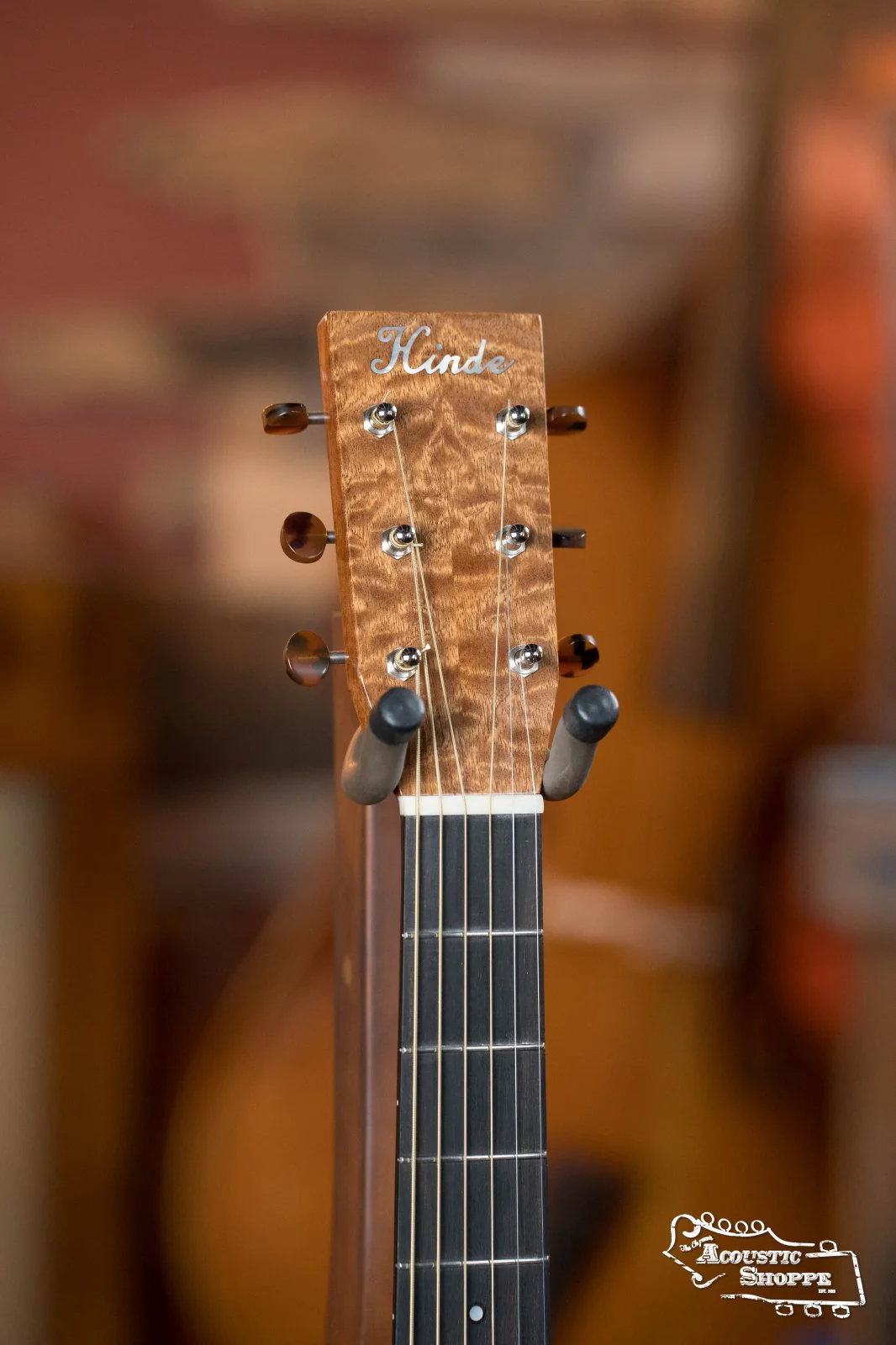 Hinde Adirondack/Quilted Sapele OO 14-Fret Acoustic Guitar #6 - Image 8