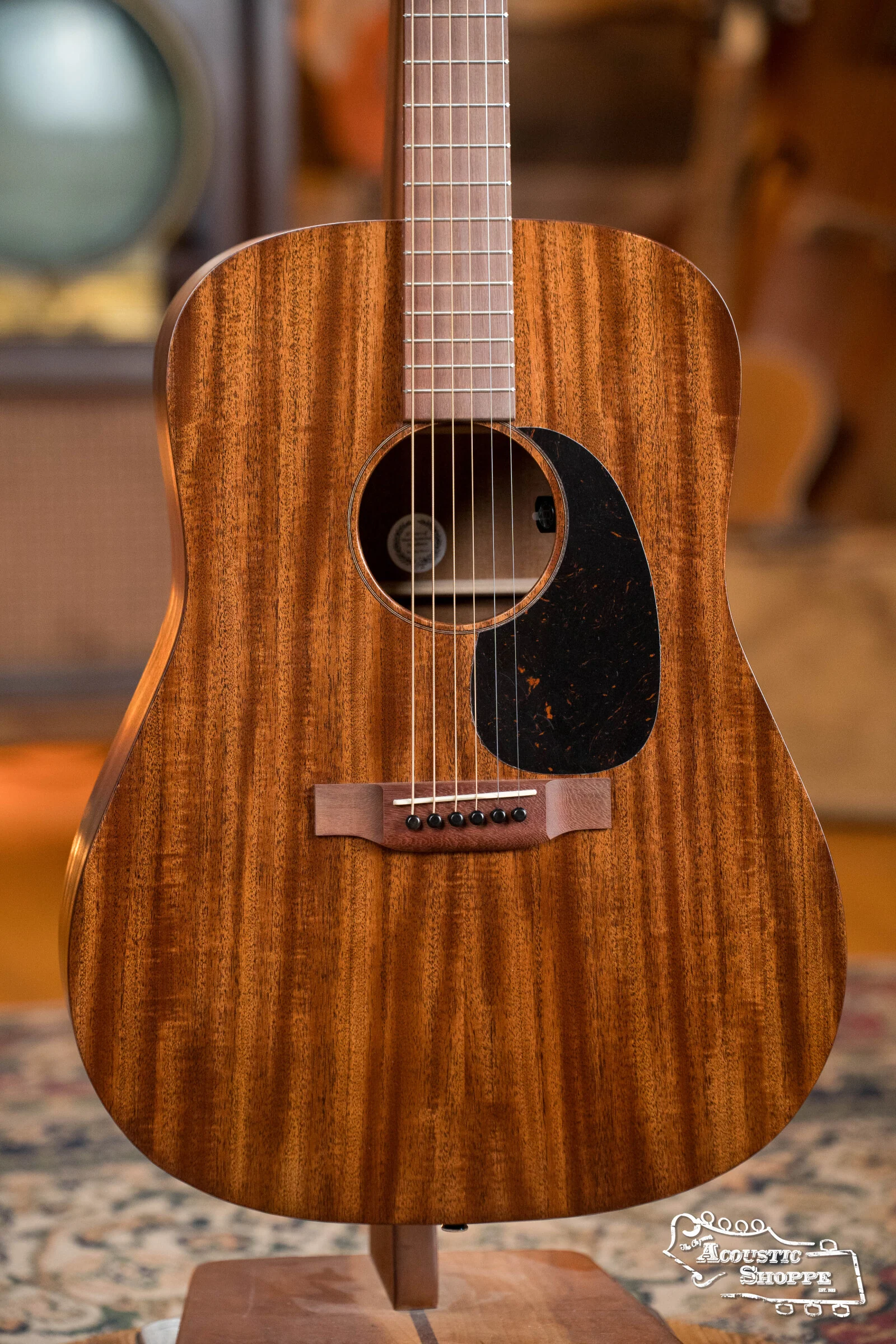 (Shop Worn) Martin D-15E Indian Plantation Mahogany/Sapele Dreadnought Guitar w/Martin E-1 Pickup #7282 - Image 6