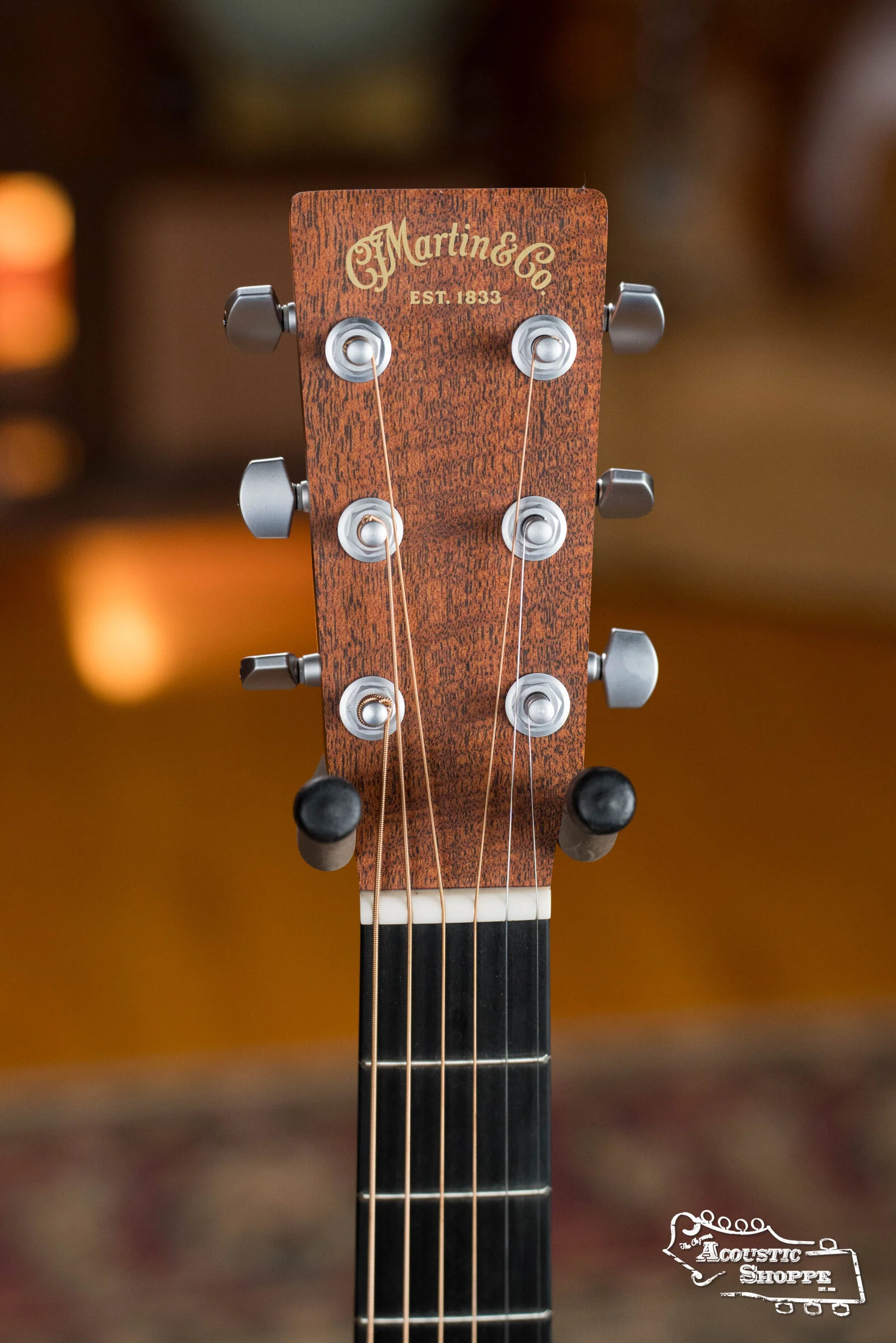 (Shop -Worn) Martin D-X1E All HPL Figured Mahogany Dreadnought Guitar w/Martin E-1 Pickup #9164 - Image 7