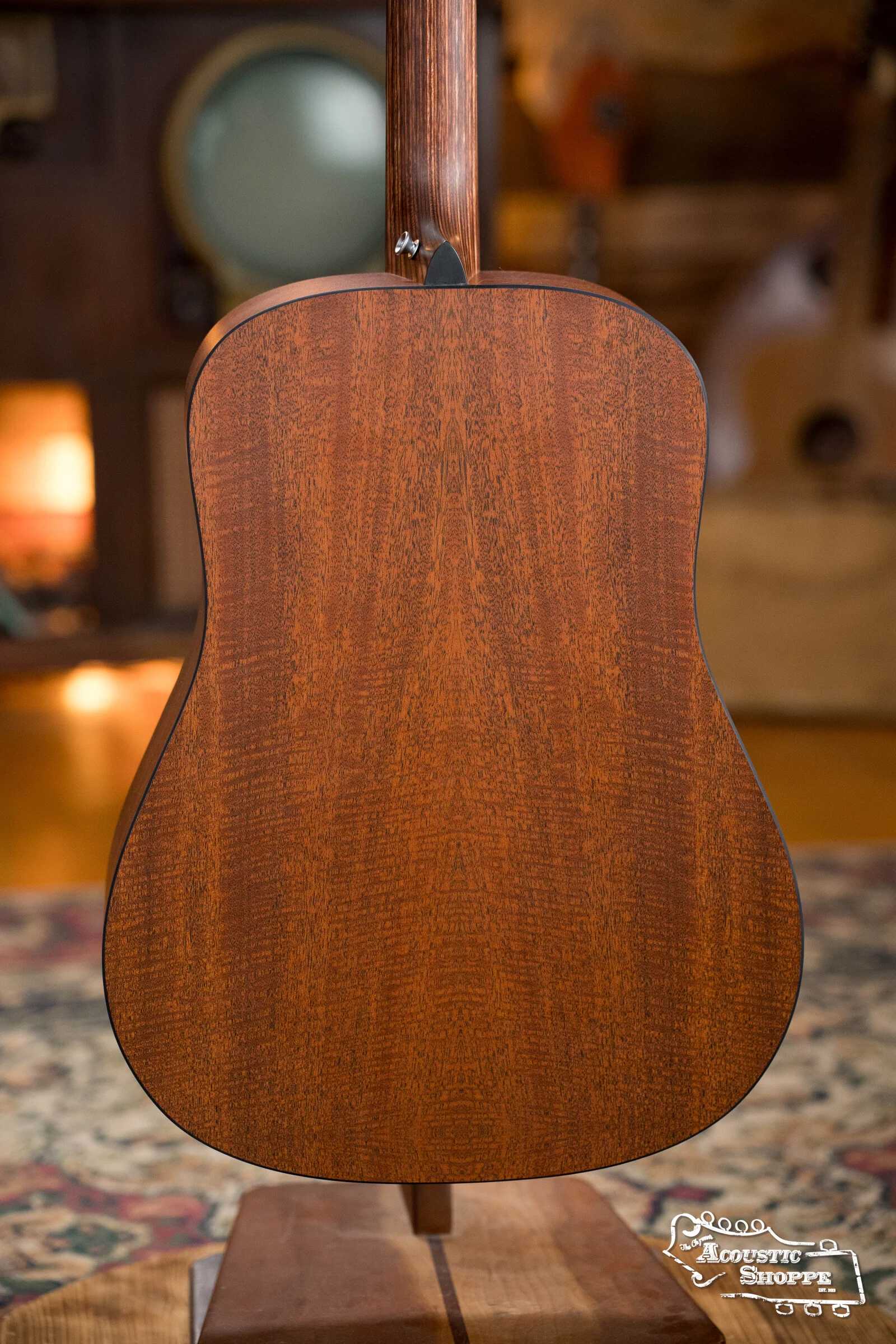 (Shop -Worn) Martin D-X1E All HPL Figured Mahogany Dreadnought Guitar w/Martin E-1 Pickup #9164 - Image 9