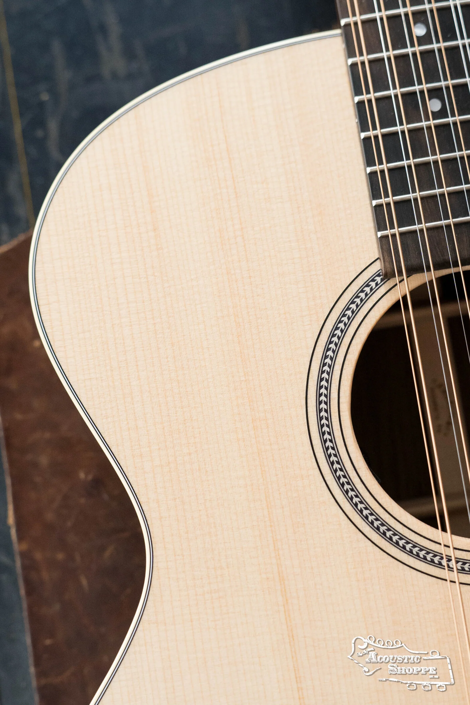 (Shop Worn) Martin Grand J-16E 12 String Satin Spruce/Indian Rosewood Guitar w/Martin E-1 pickup #2462 - Image 4