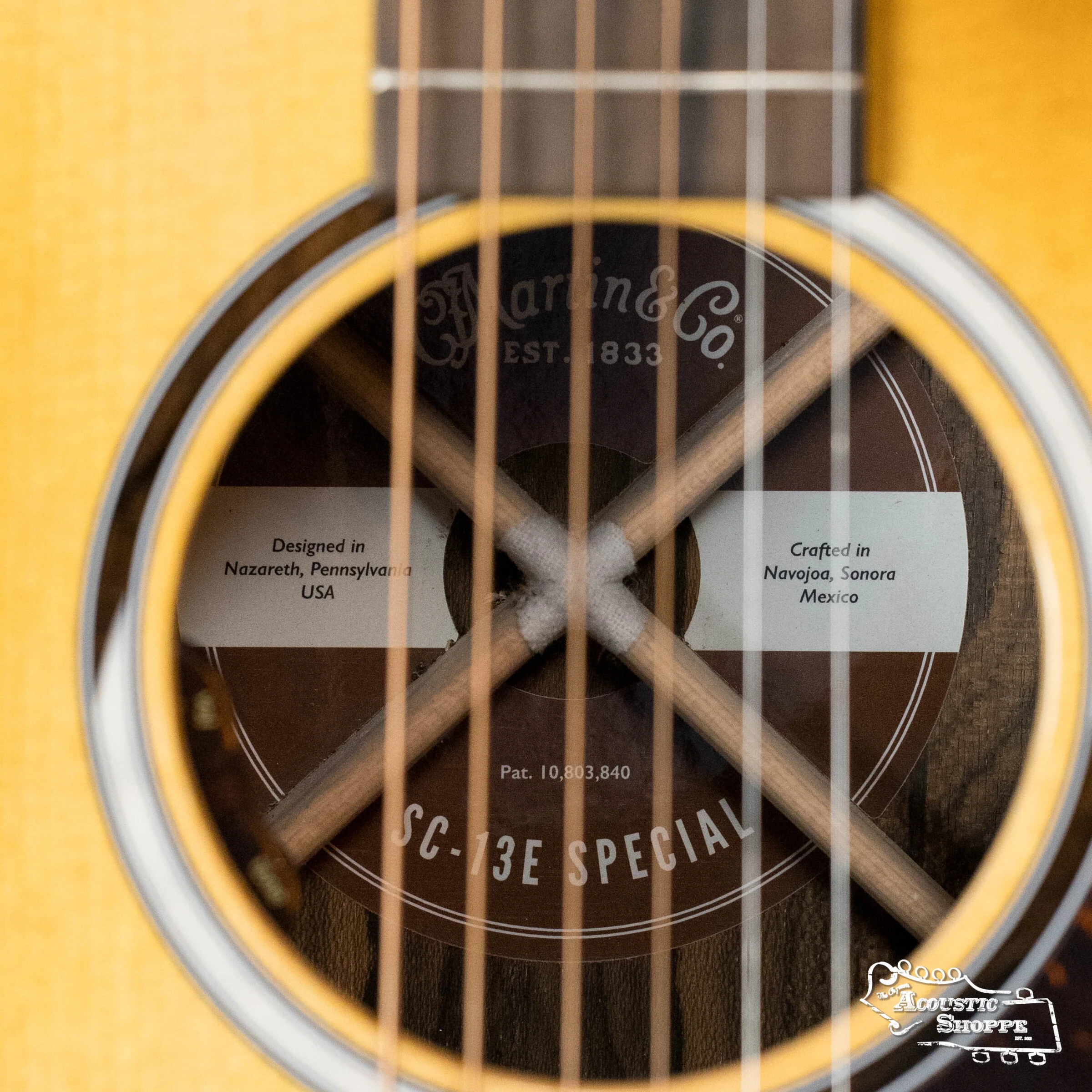 (Shop Worn) Martin SC-13E Special Burst Sitka/Ziricote Cutaway Guitar w/LR Baggs Pickup #0218 - Image 4