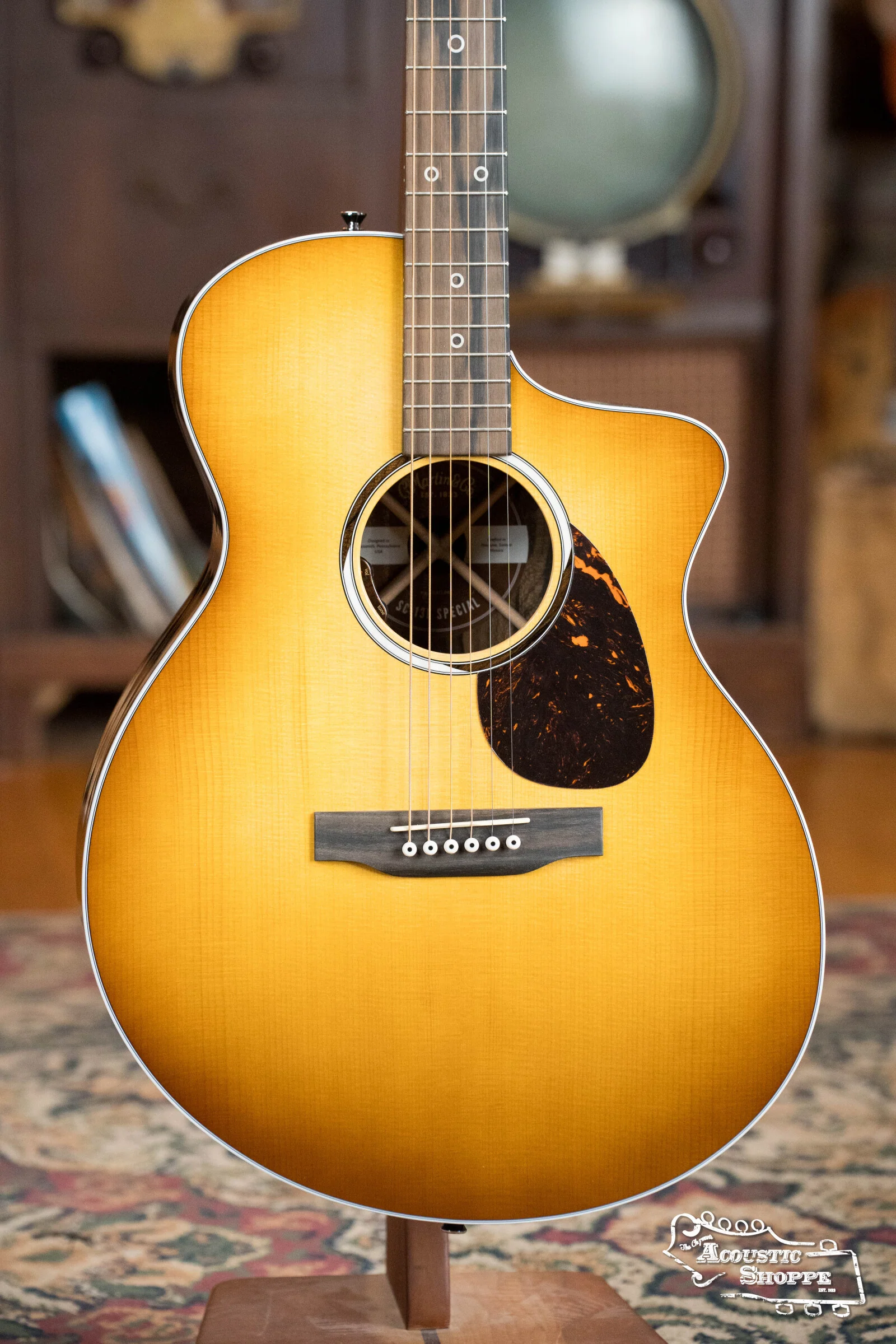 (Shop Worn) Martin SC-13E Special Burst Sitka/Ziricote Cutaway Guitar w/LR Baggs Pickup #0218 - Image 8