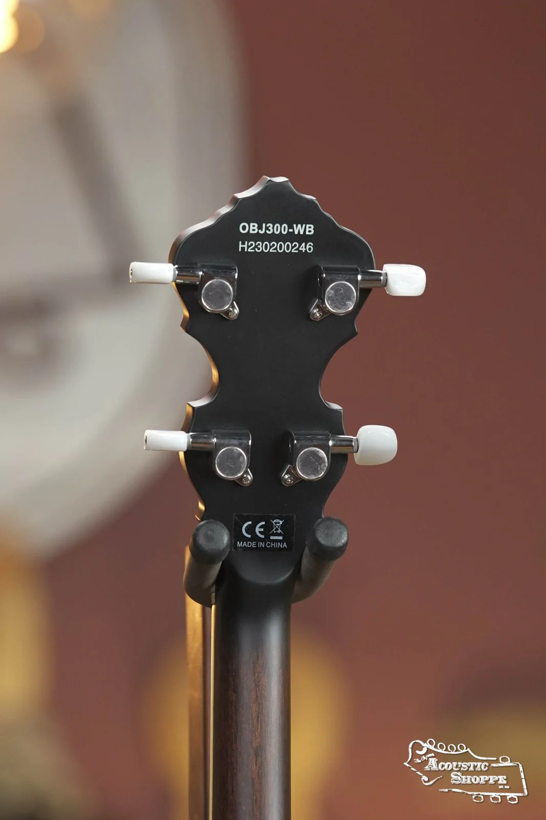 Ortega OBJ300-WB Americana Series Whiskey Burst 5-String Resonator Banjo #0246 - Image 8