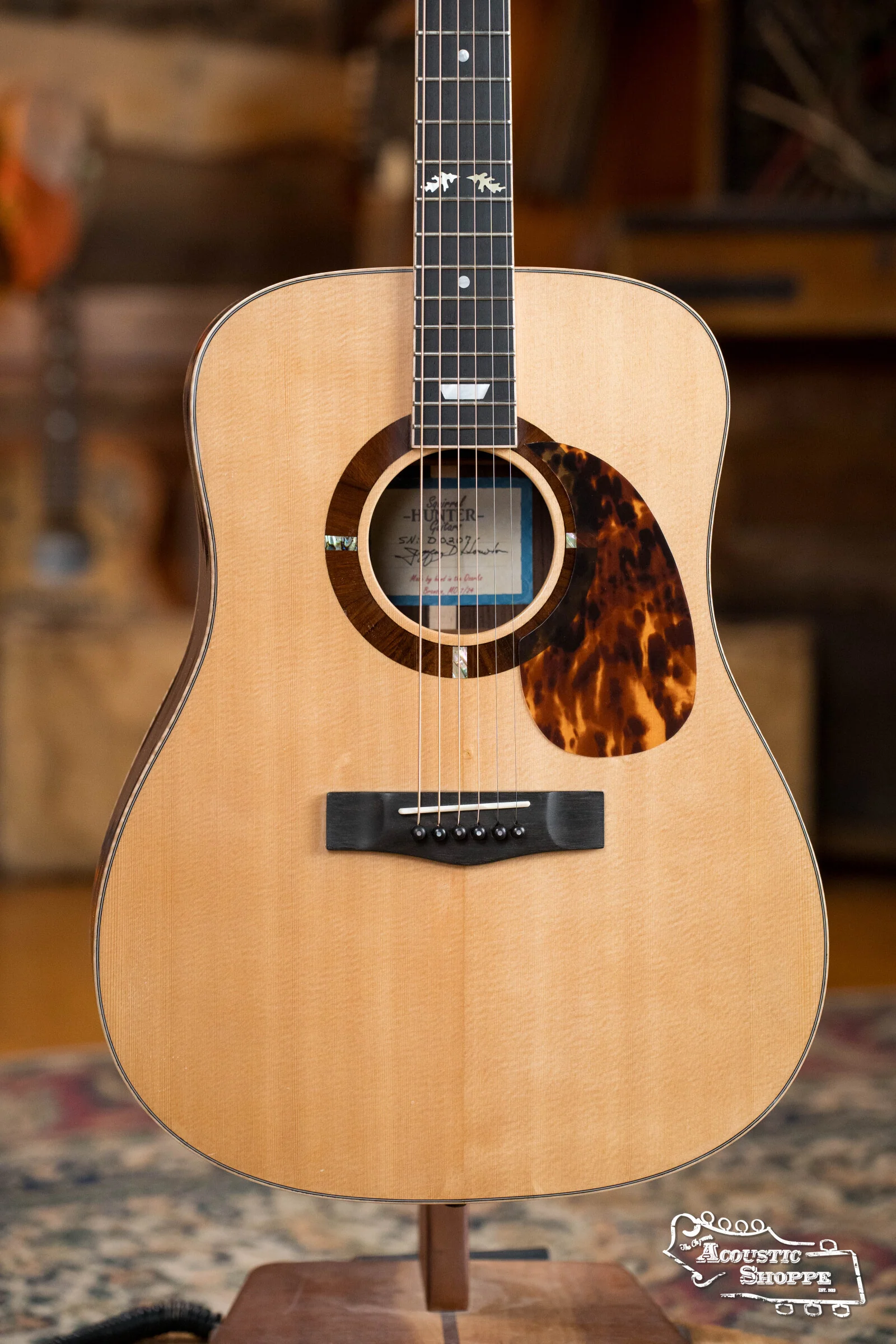 Squirrel Hunter Rosewood Dreadnought Sitka Spruce/ East Indian Rosewood- Local Luthier Showcase - Image 25