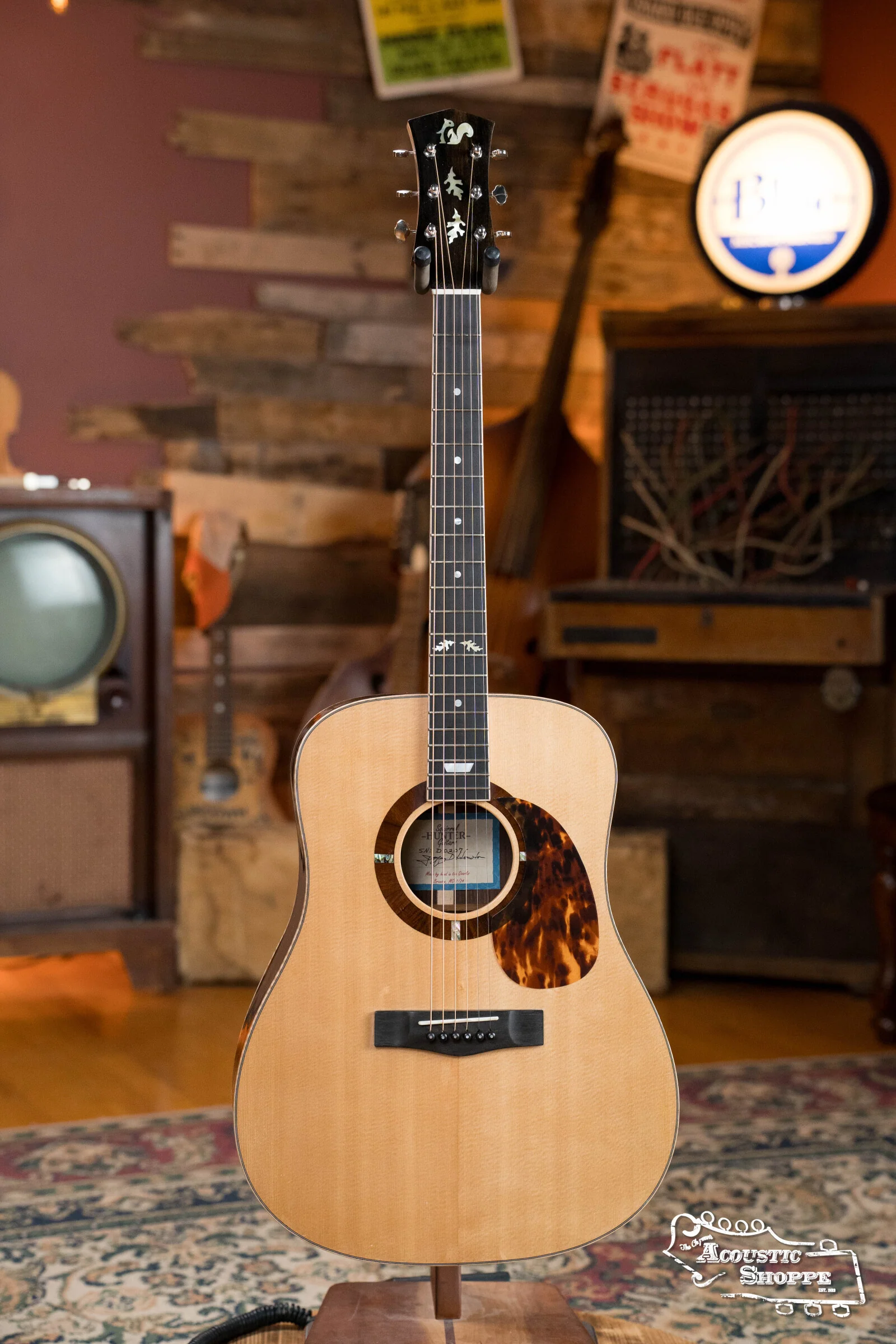 Squirrel Hunter Rosewood Dreadnought Sitka Spruce/ East Indian Rosewood- Local Luthier Showcase - Image 6