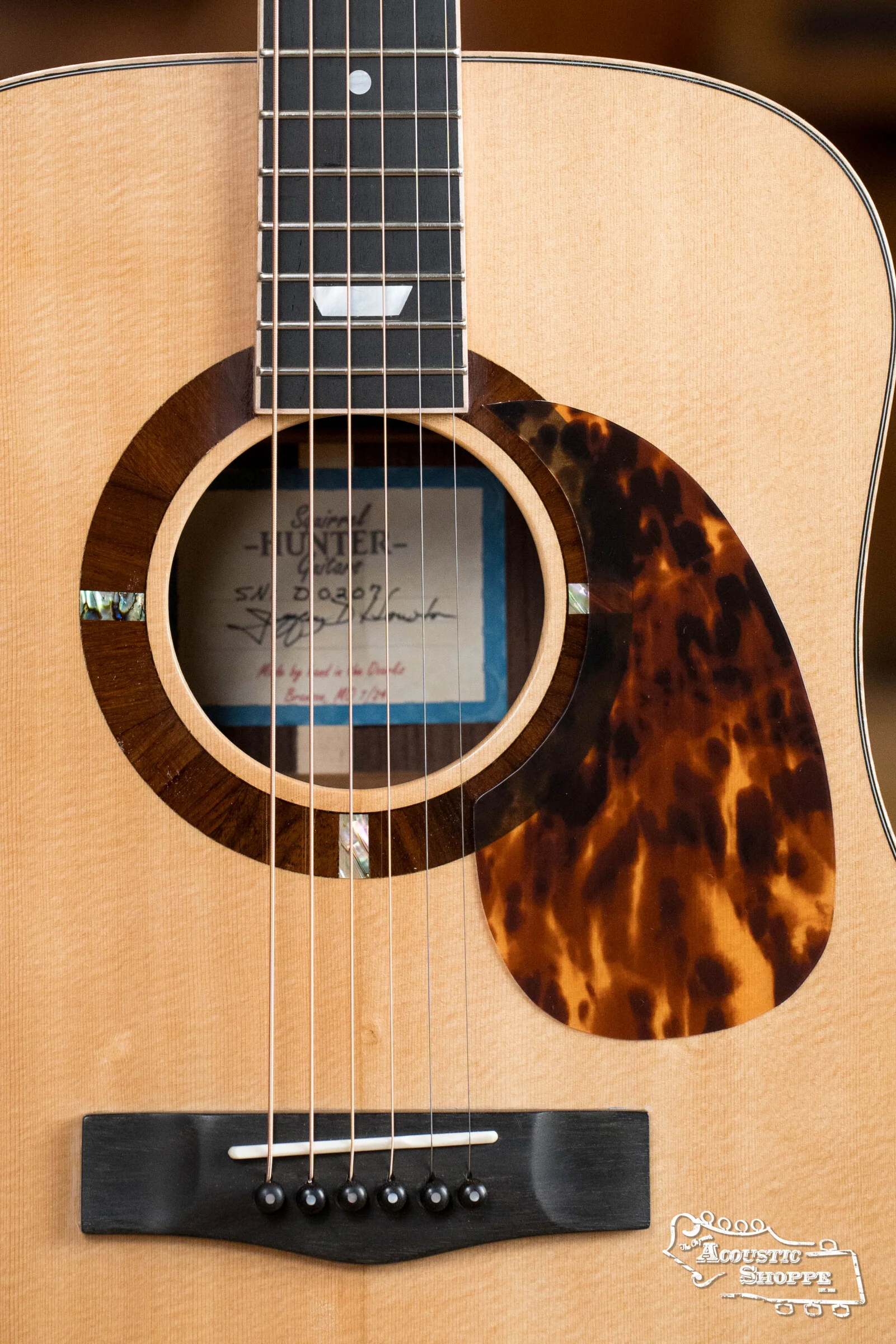 Squirrel Hunter Rosewood Dreadnought Sitka Spruce/ East Indian Rosewood- Local Luthier Showcase - Image 7