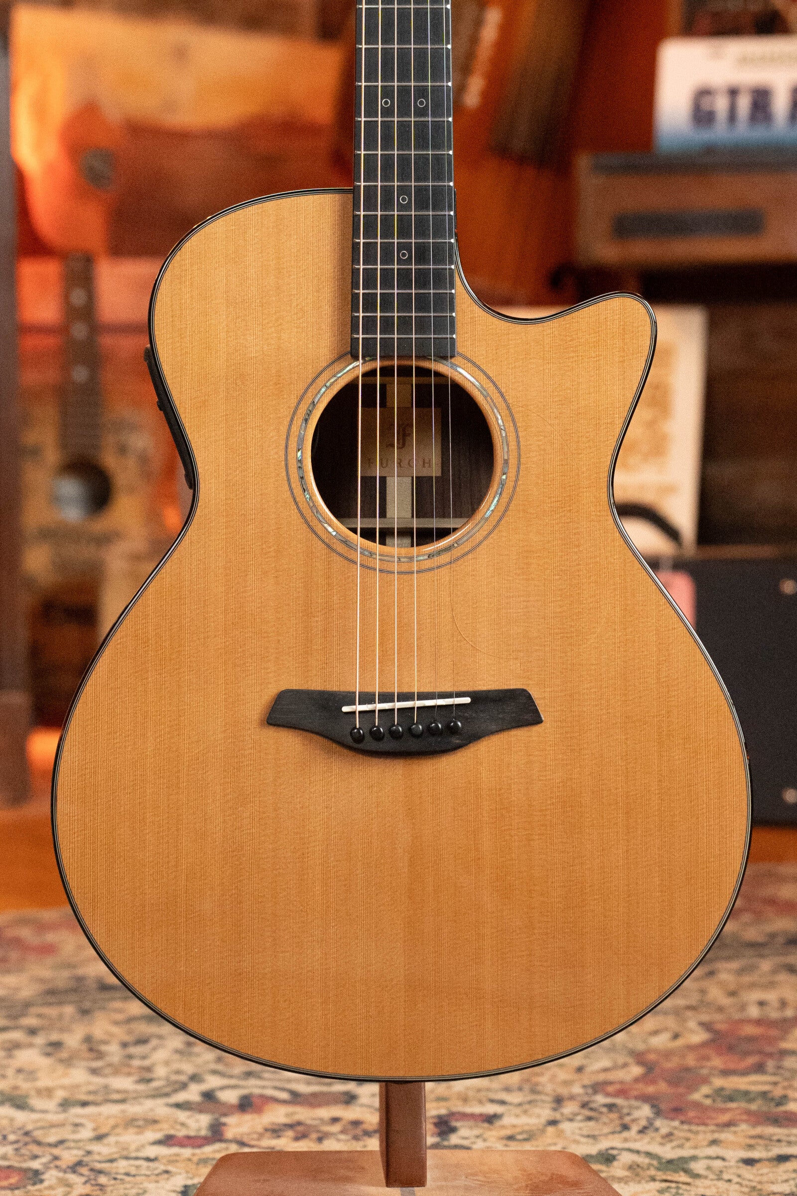 (Used) 2020 Furch Yellow Gc-CR Red Cedar/Rosewood Grand Auditorium Acoustic Guitar #3716 - Image 7