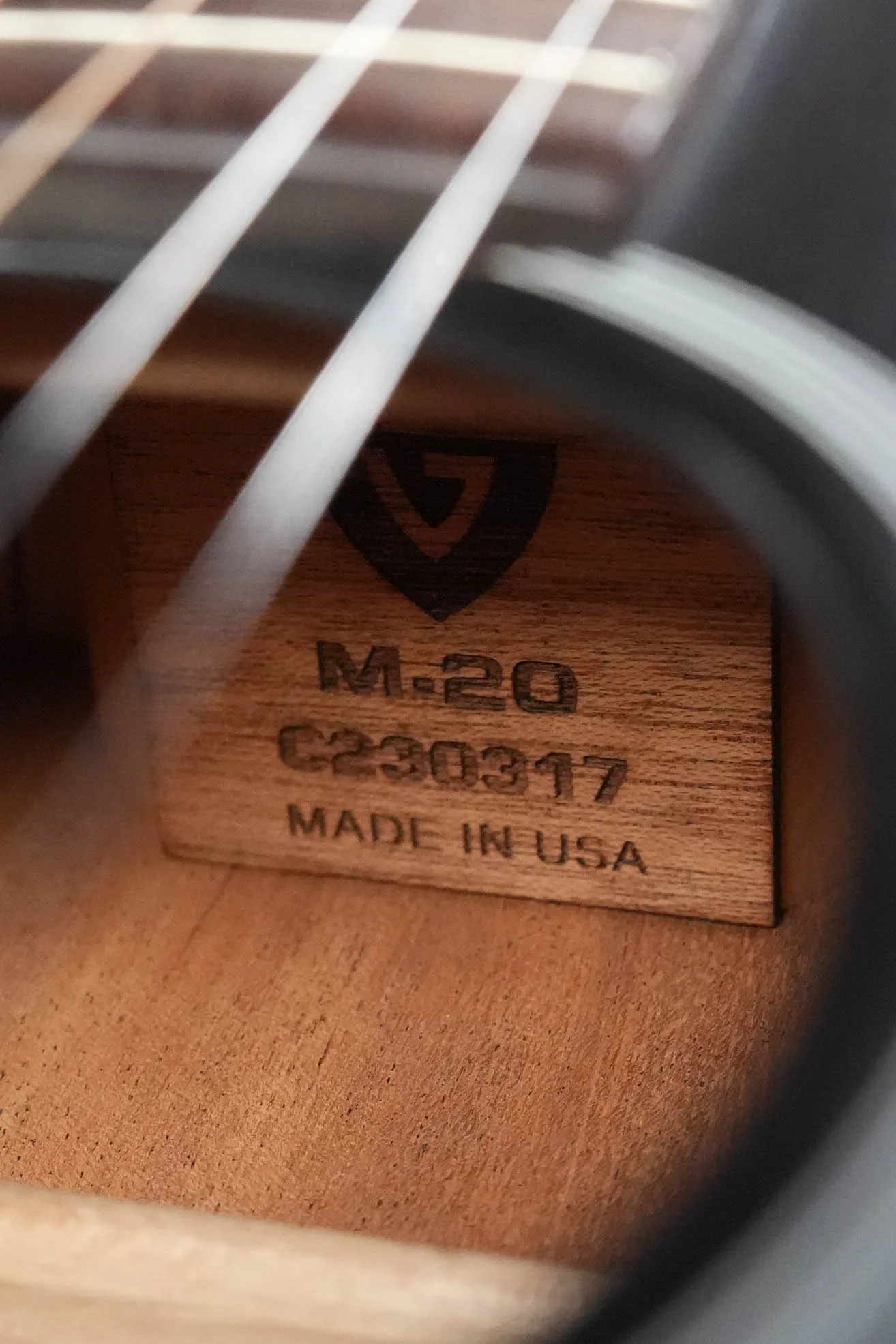 (Used) 2023 Guild M-20 Mahogany/Mahogany Concert Acoustic Guitar #0317 - Image 5