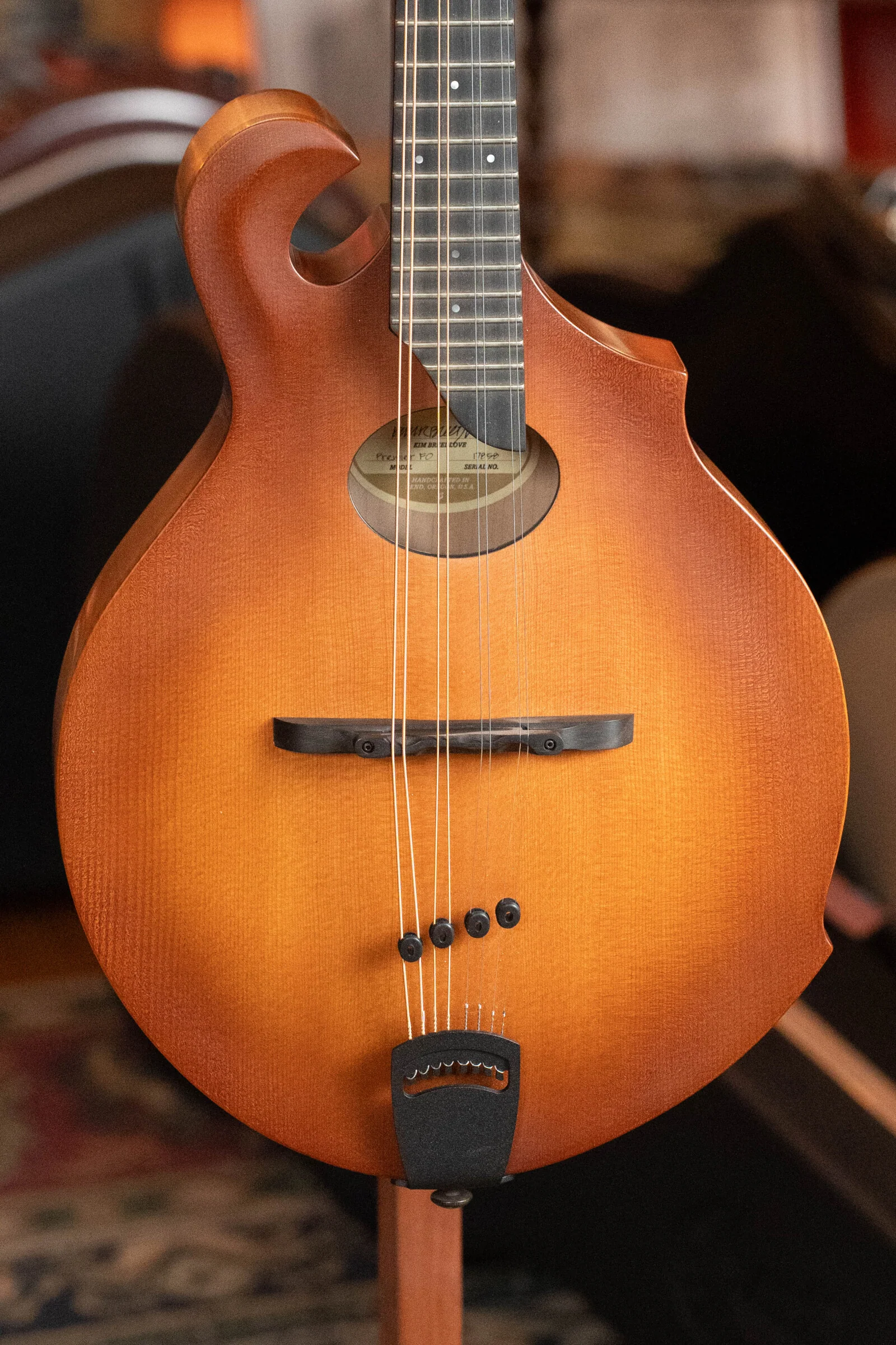 (Used) Breedlove Premier Series FO Sitka/Maple F-Style Mandolin #7858 - Image 6