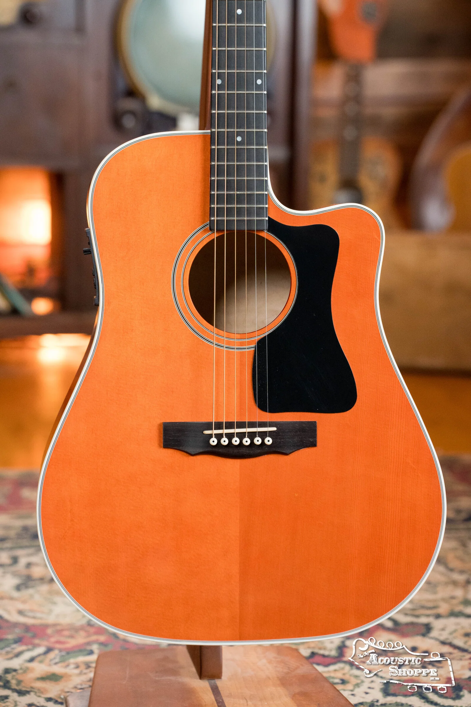 (Used) Mid 90's Guild DCE3 Dreadnought Guitar #0424 - Image 6