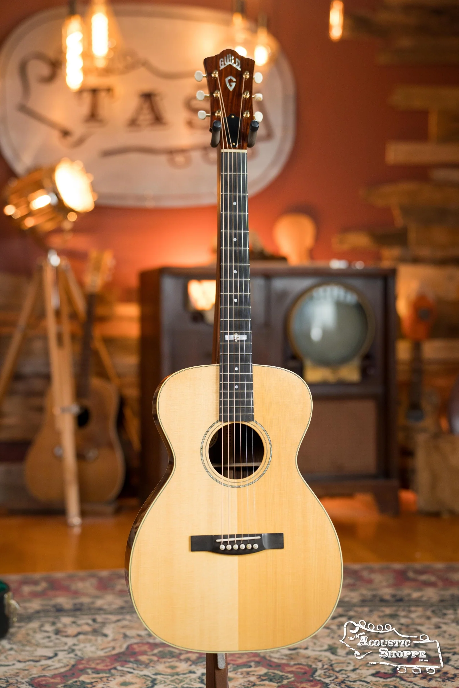 (Used) Guild GSR F-20 Limited Cocobolo/Carpathian Spruce Acoustic Guitar #8007 - Image 5