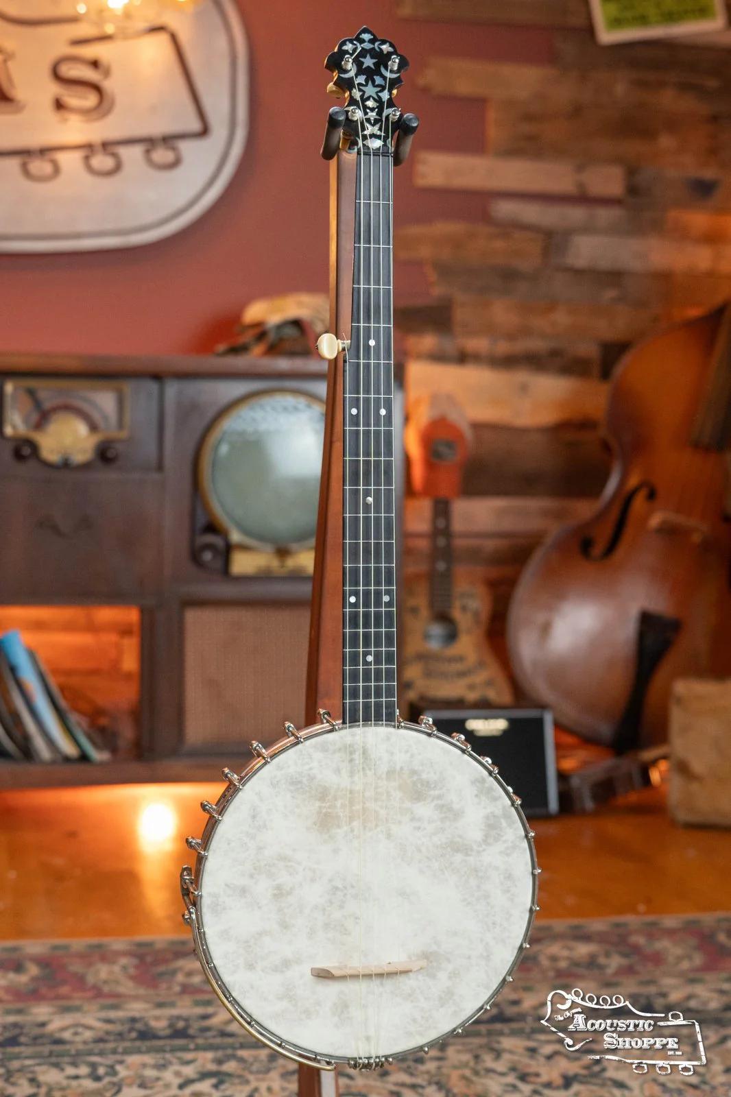 (Used) S.S. Stewart Thoroughbred 5-String Open-Back Banjo #3487 - Image 3