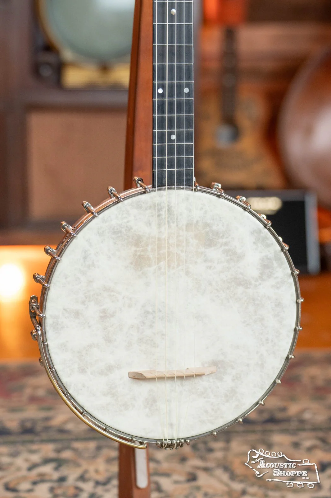 (Used) S.S. Stewart Thoroughbred 5-String Open-Back Banjo #3487 - Image 4