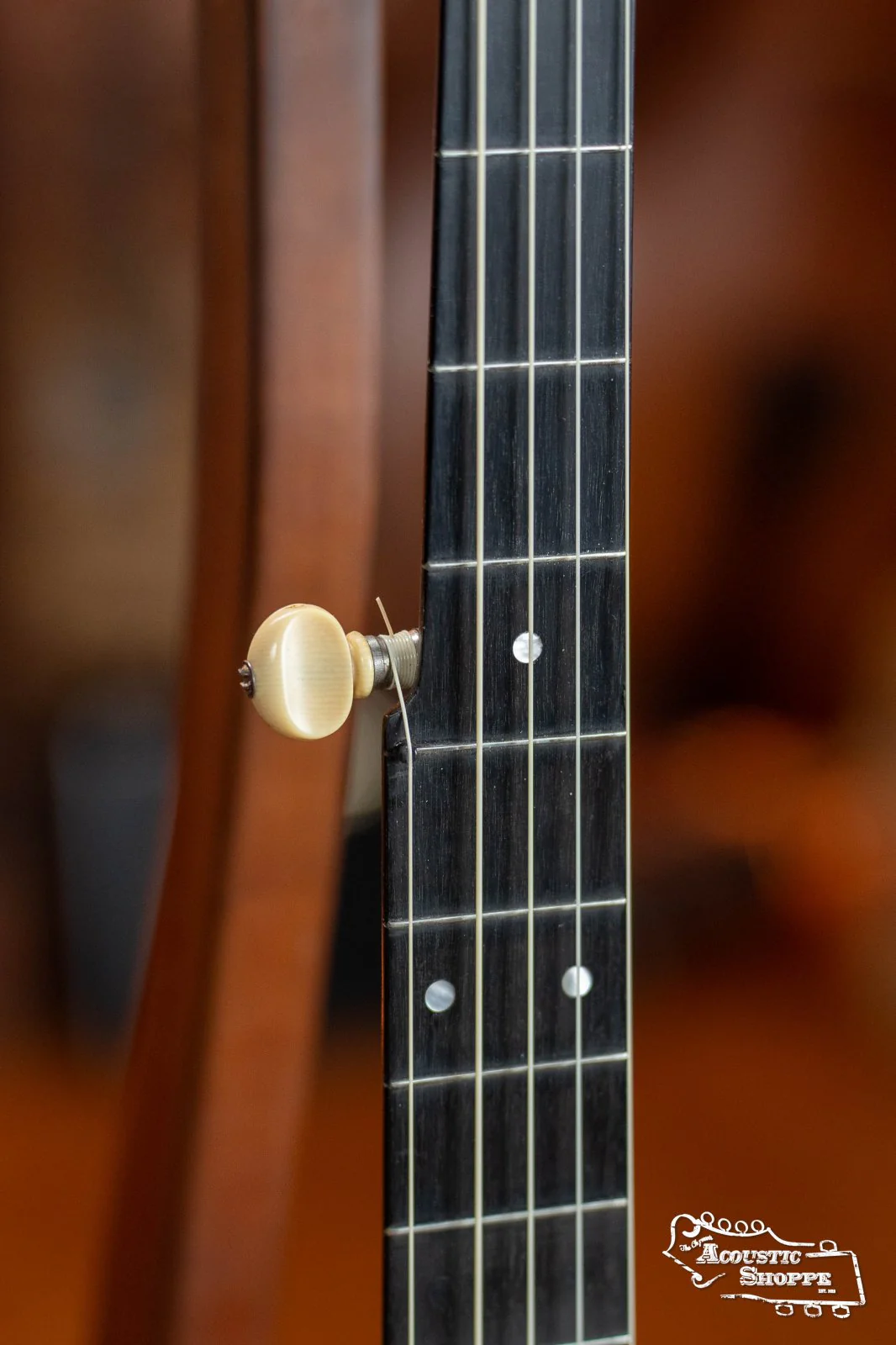 (Used) S.S. Stewart Thoroughbred 5-String Open-Back Banjo #3487 - Image 5