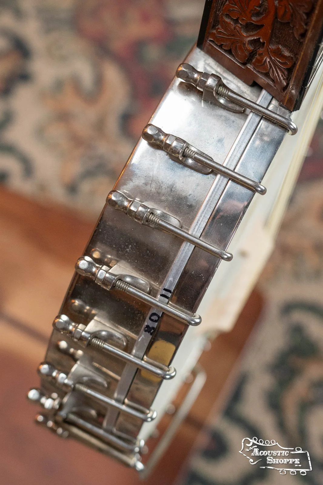 (Used) S.S. Stewart Thoroughbred 5-String Open-Back Banjo #3487 - Image 7